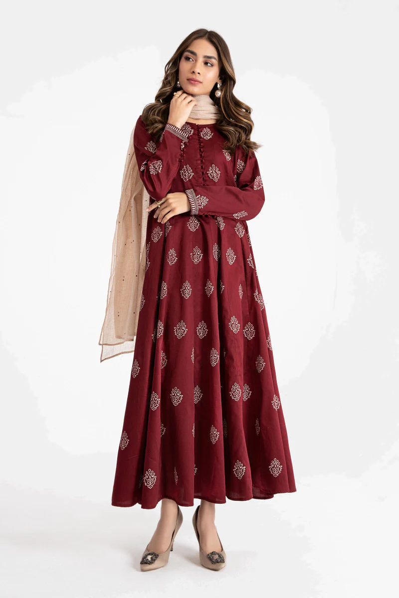 Shirt Maroon MB-W22-121 - Image 3