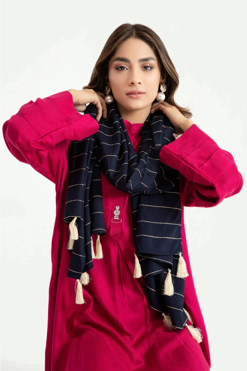 Scarf Blue MB-W22-184 - Image 2