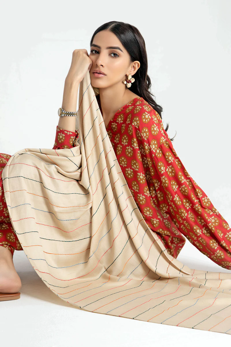 Scarf Beige MB-W22-185 - Image 2