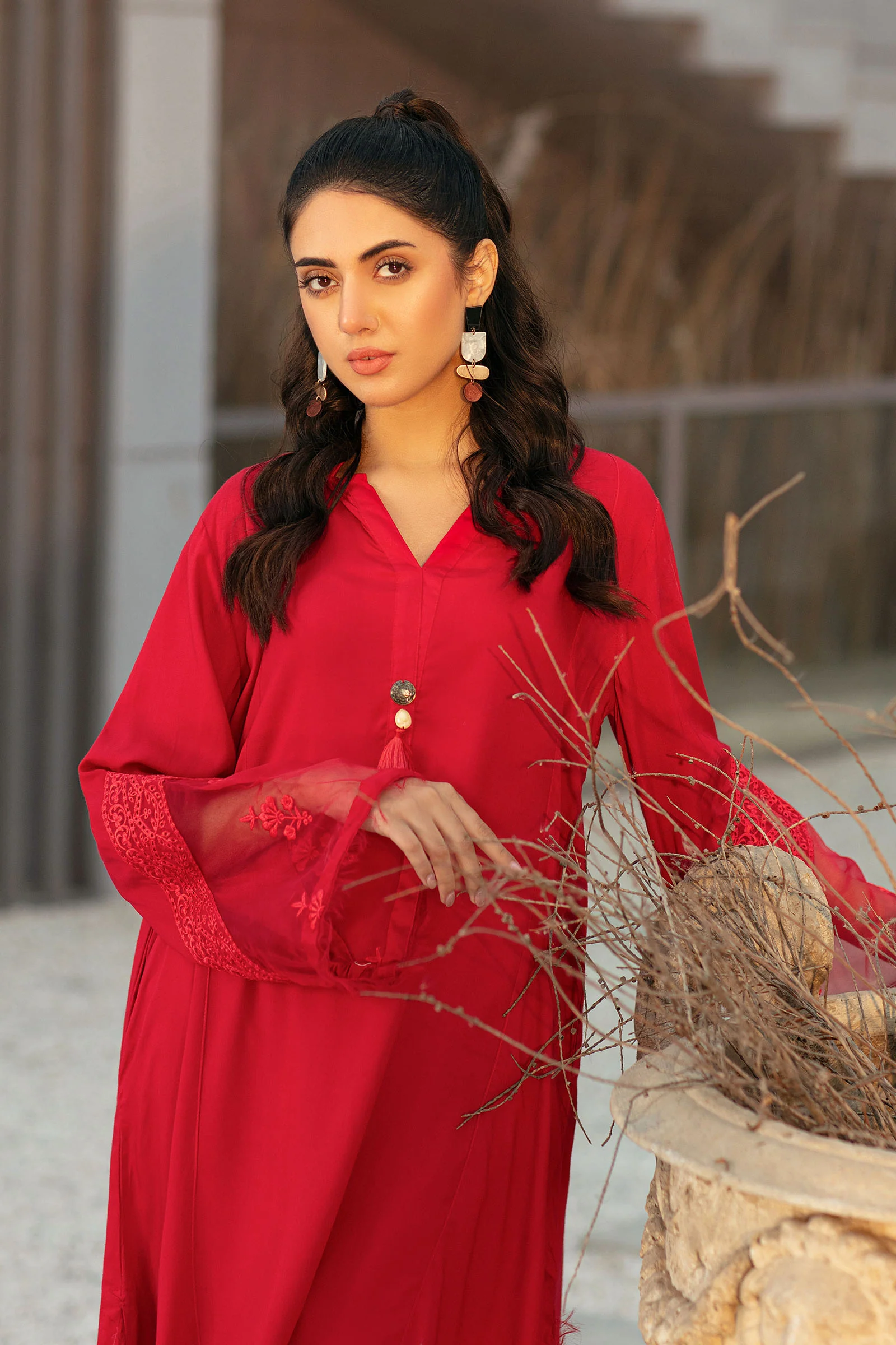 Shirt Red MB-W22-202 - Image 2