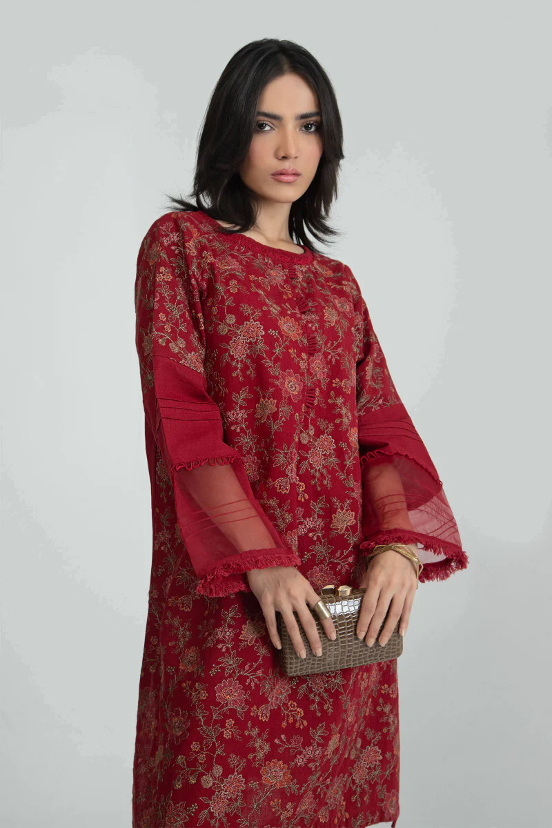 Shirt Maroon MB-W22-218 - Image 2