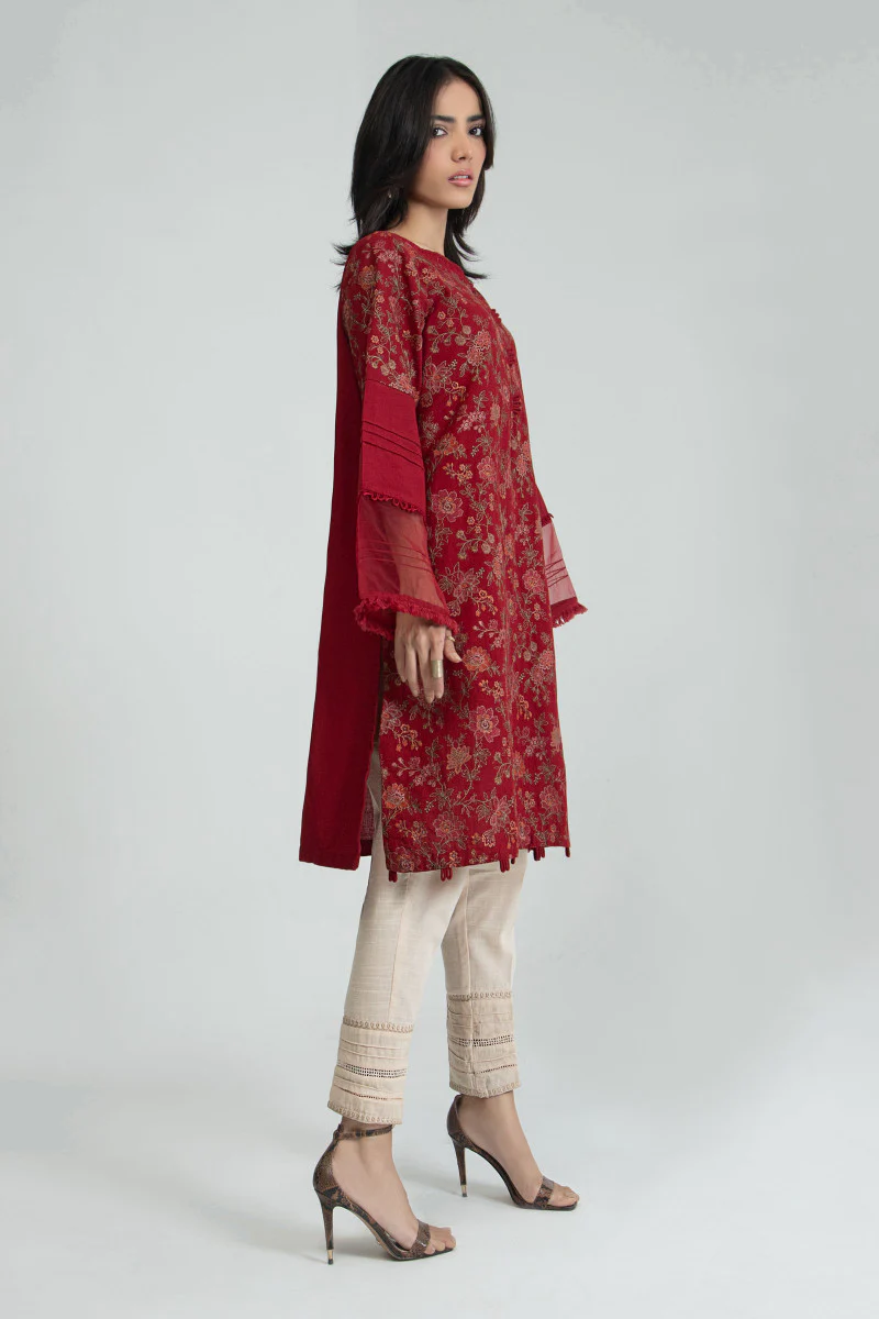 Shirt Maroon MB-W22-218 - Image 3