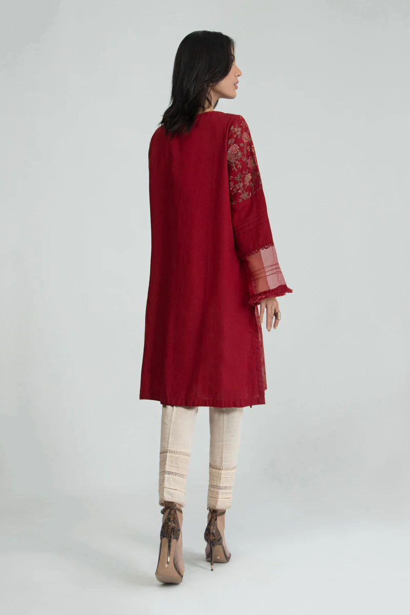 Shirt Maroon MB-W22-218 - Image 4