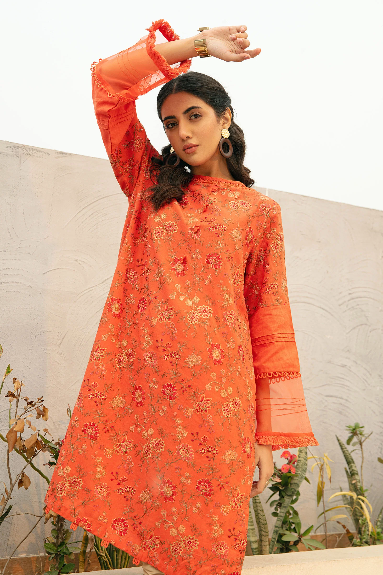 Shirt Orange MB-W22-218 - Image 2