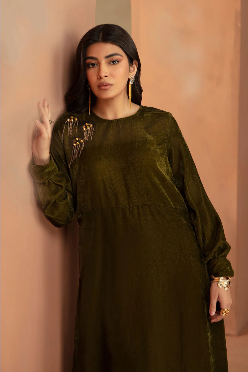 Shirt Olive Green MB-W22-254 - Image 2