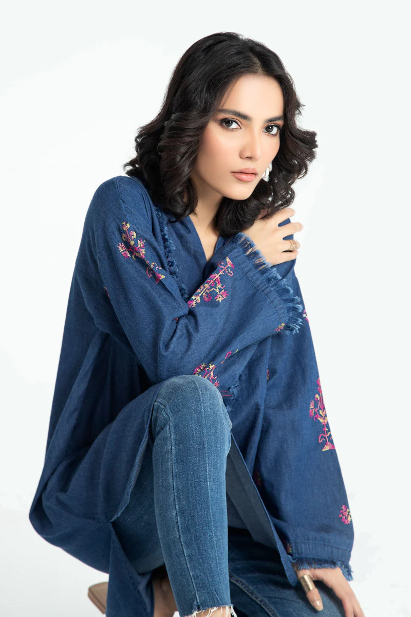 Shirt Blue MB-W22-256 - Image 2