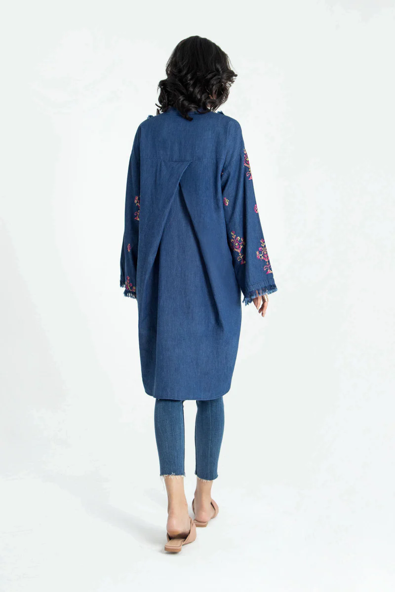 Shirt Blue MB-W22-256 - Image 3