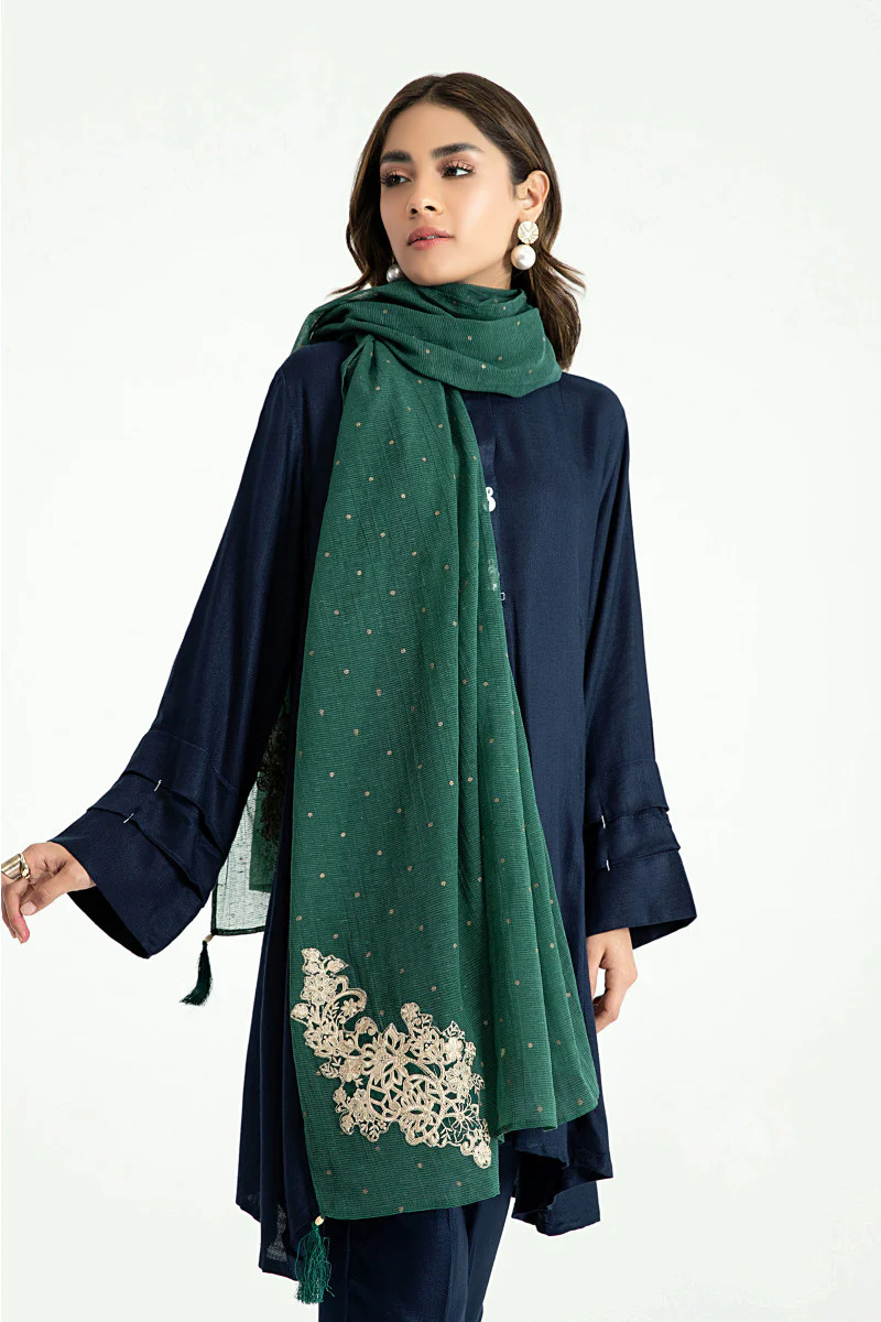Scarf Green MB-W22-295 - Image 2