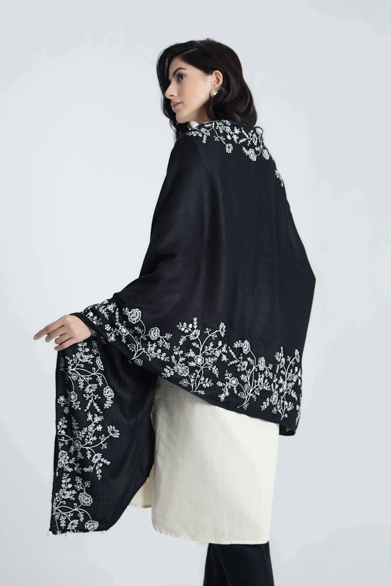 Scarf Black MB-W22-306 - Image 2