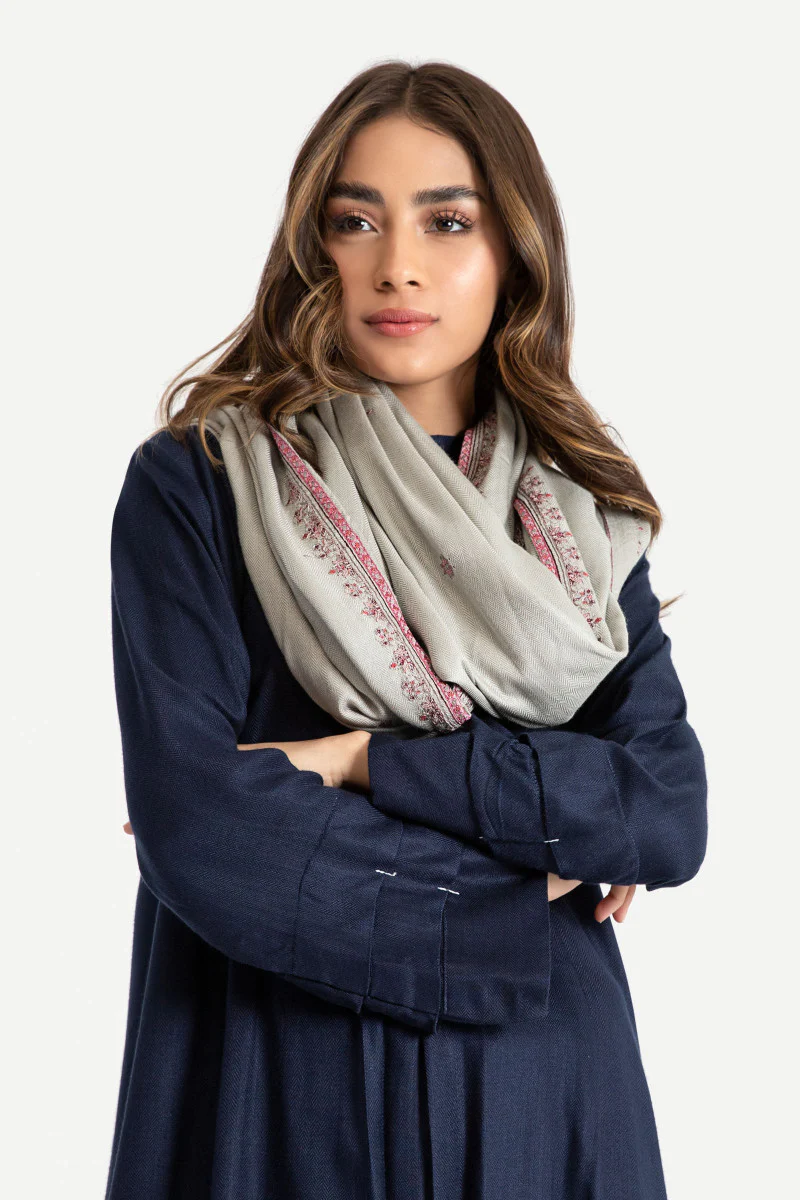 Scarf Grey MB-W22-325 - Image 2
