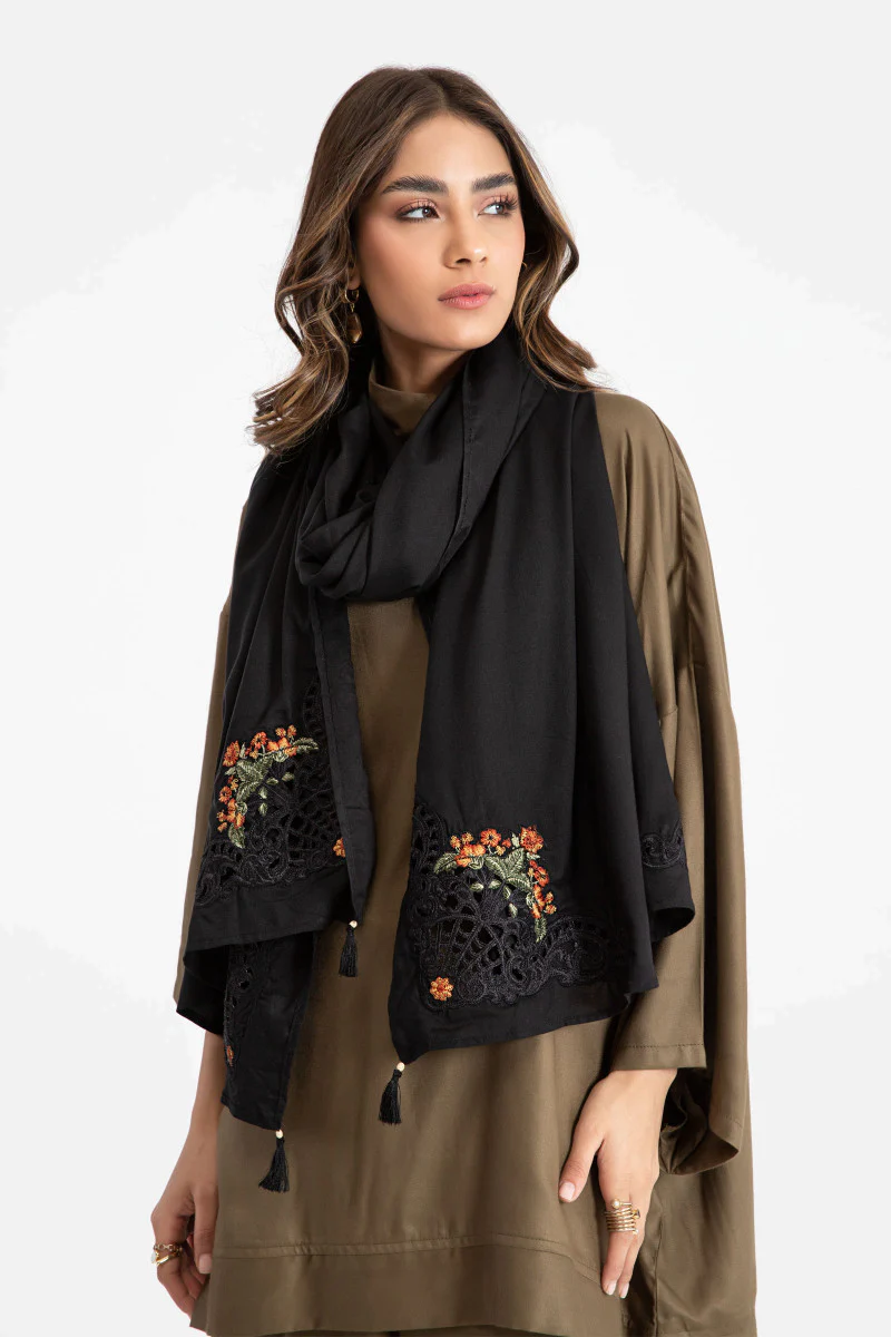 Scarf Black MB-W22-327 - Image 2