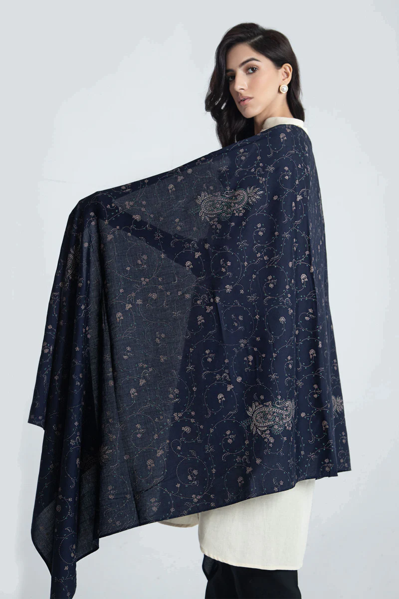 Scarf Blue MB-W22-336 - Image 2