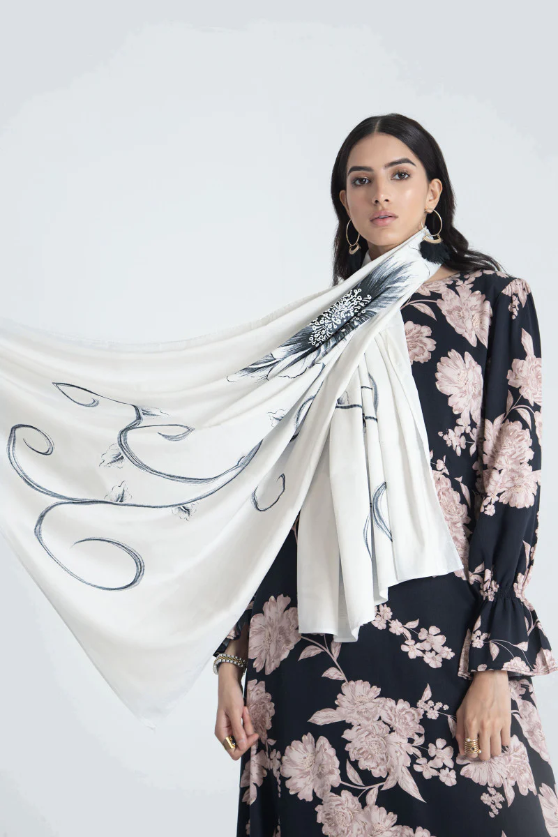 Scarf Off White MB-W22-337 - Image 2