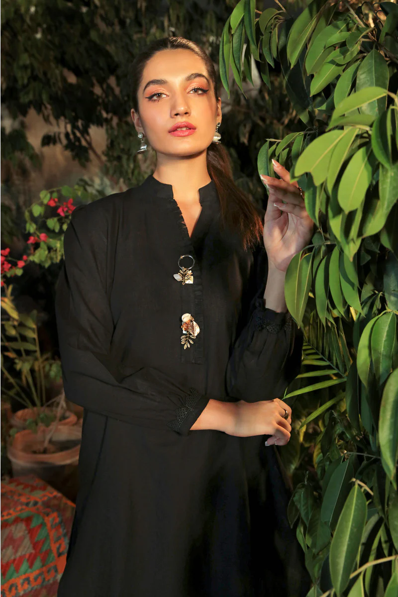 Shirt Black MB-W22-68 - Image 2