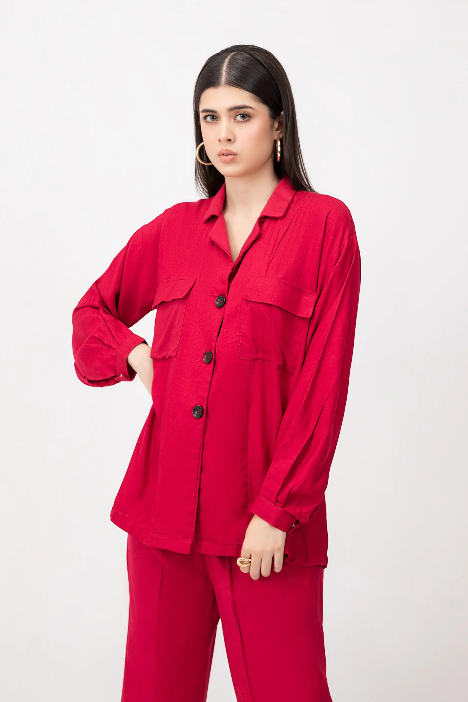 Suit Dark Pink MB-W23-10 - Image 2