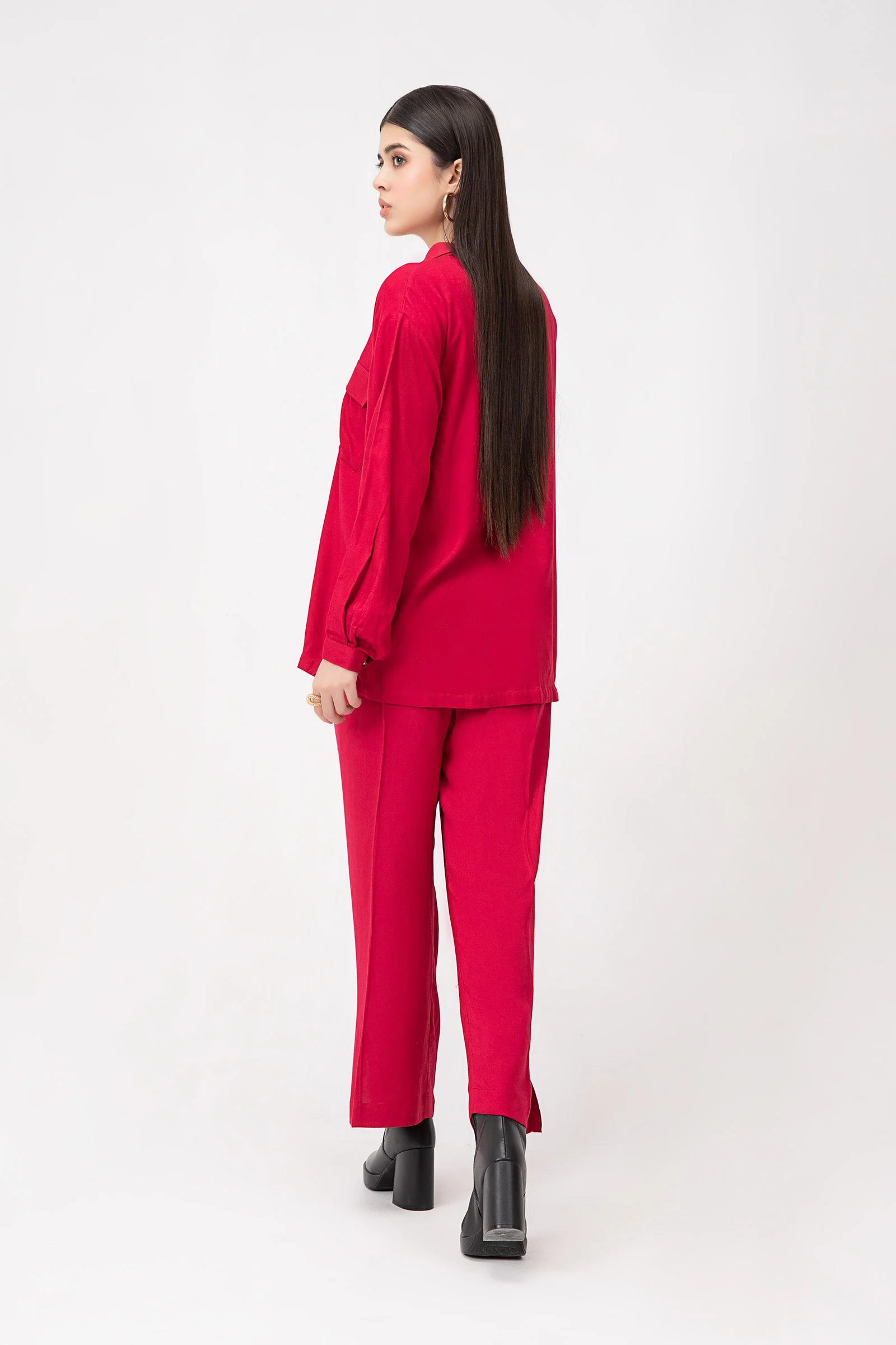 Suit Dark Pink MB-W23-10 - Image 4