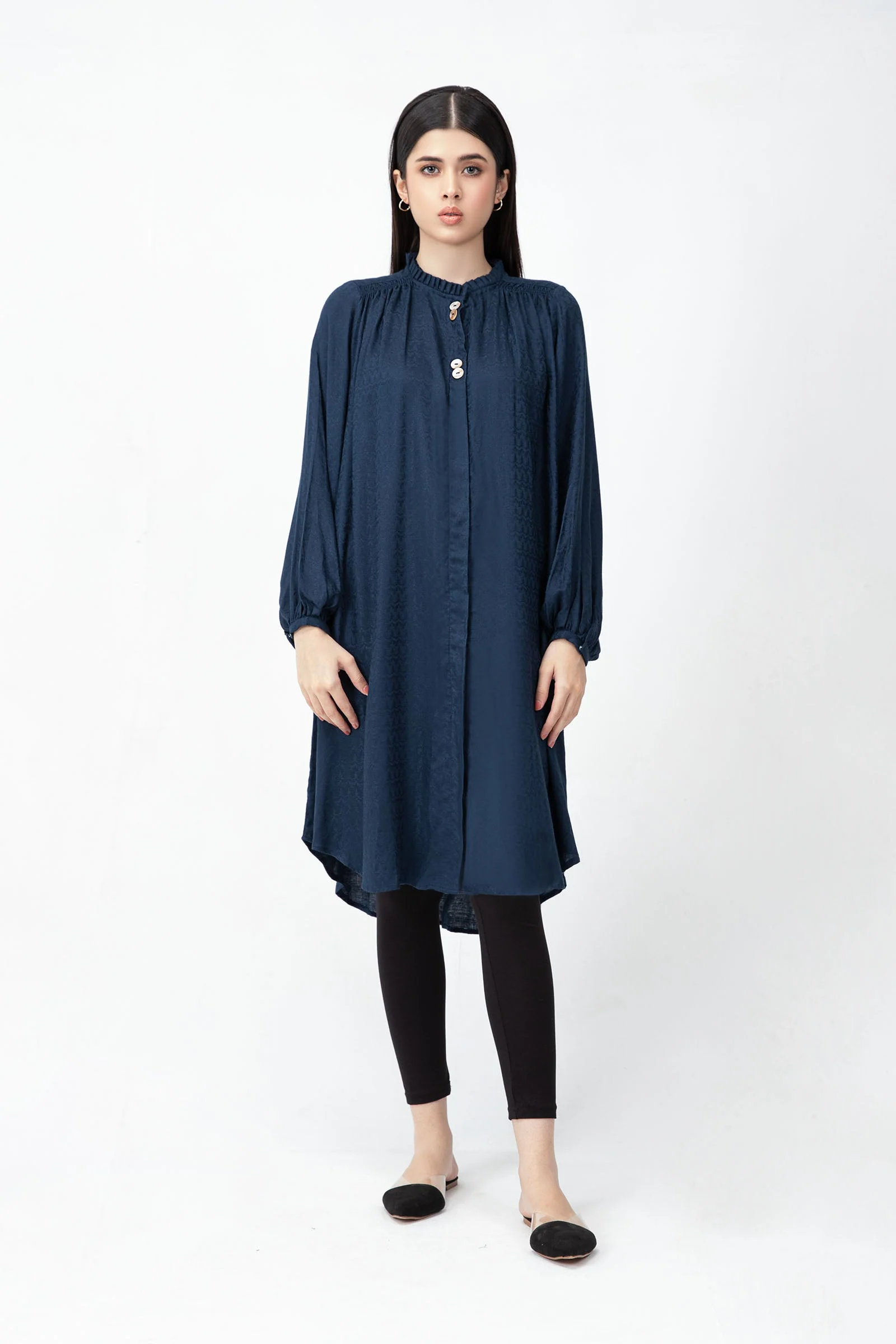 Shirt Teal blue MB-W23-125