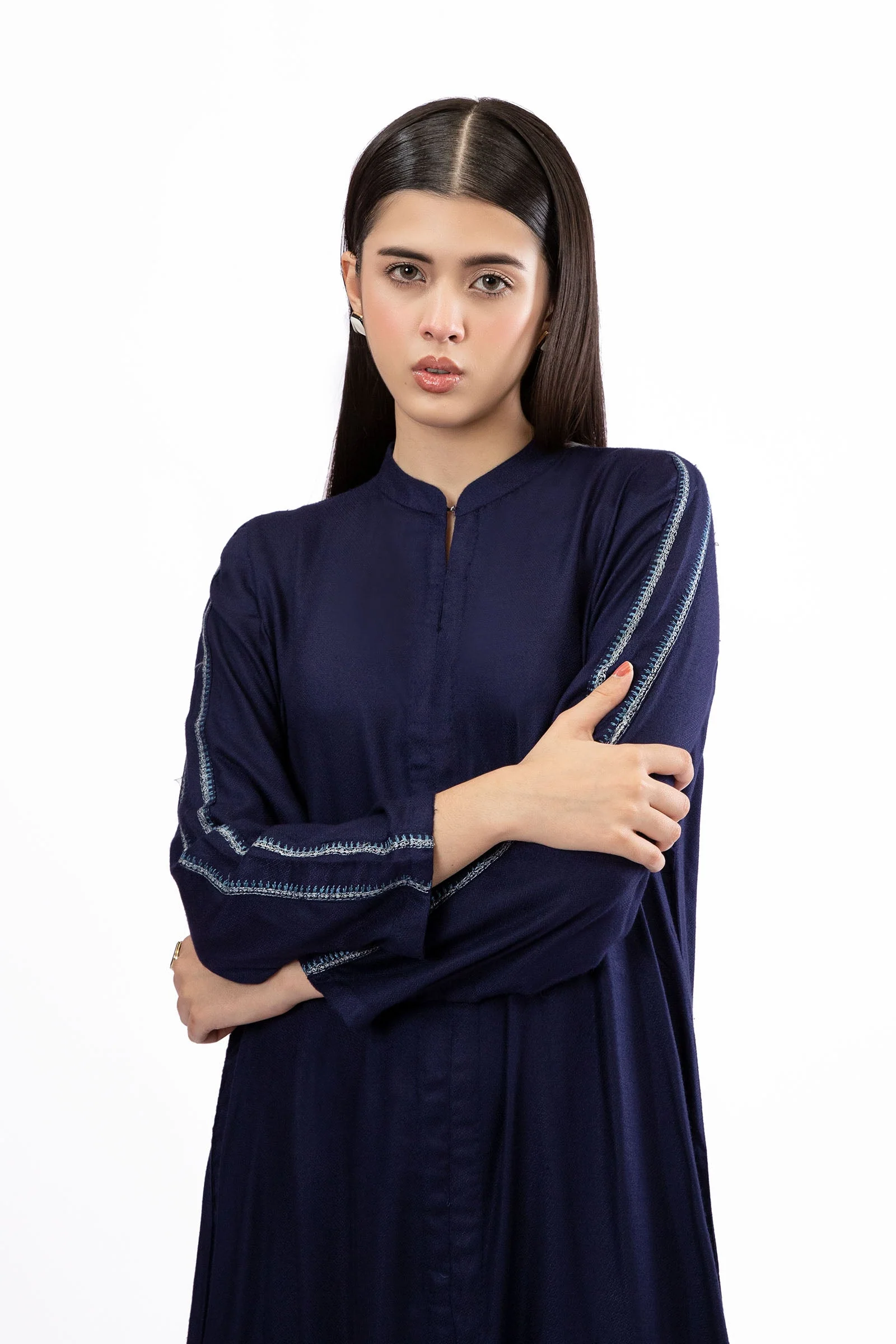 Shirt Navy Blue MB-W23-133 - Image 2