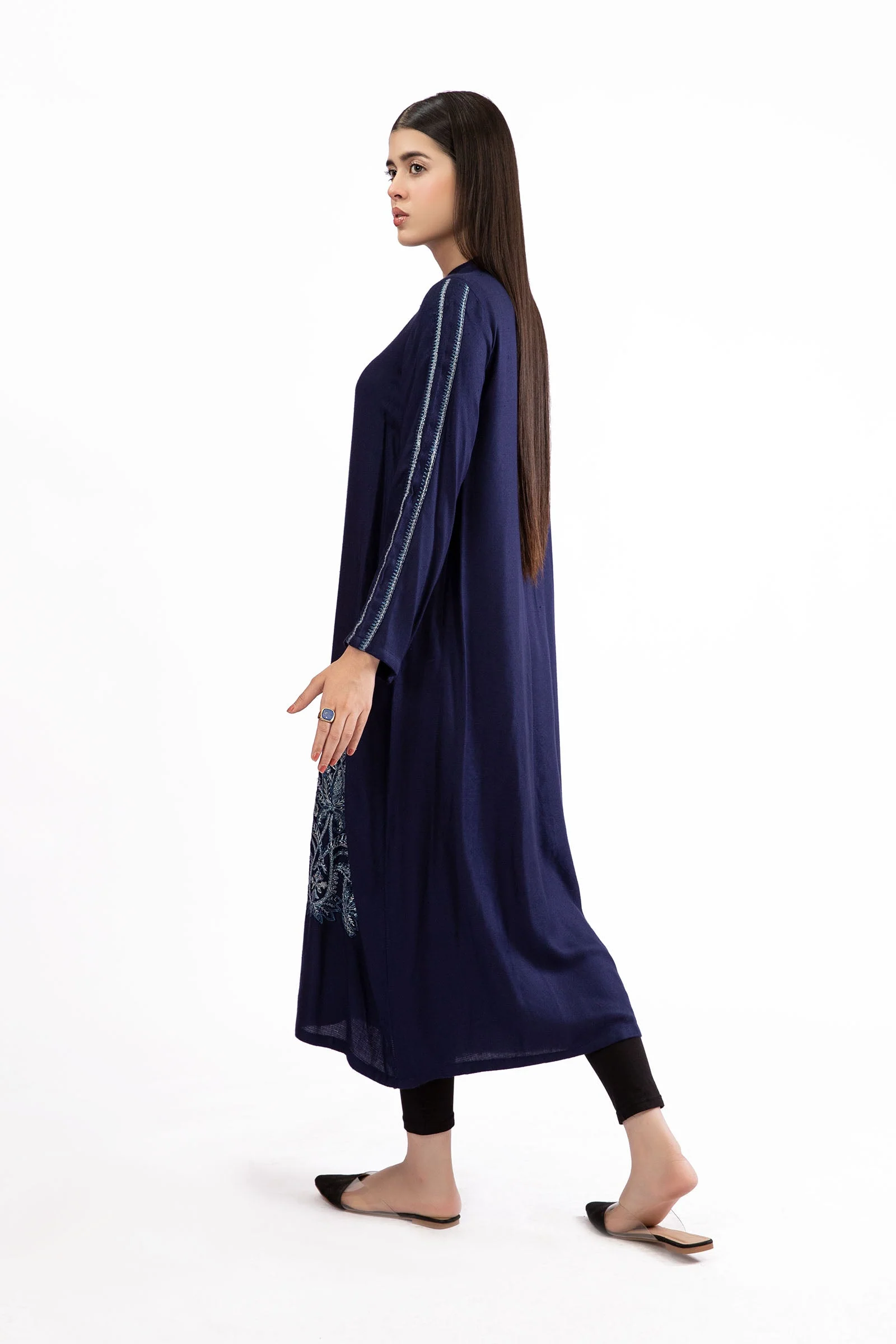 Shirt Navy Blue MB-W23-133 - Image 3