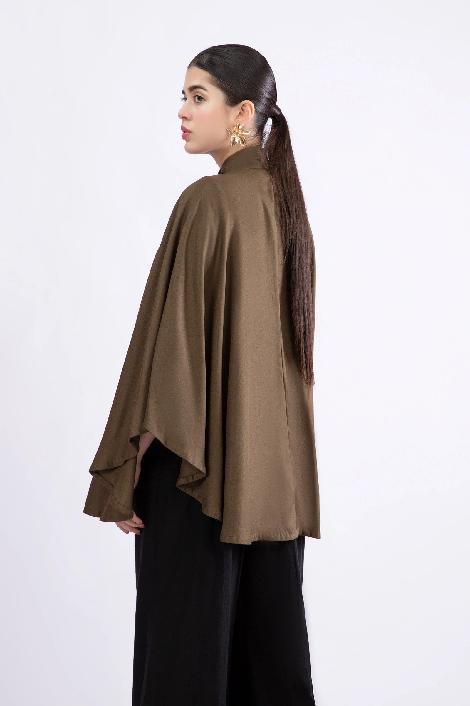 Cape shawl Green - Image 3