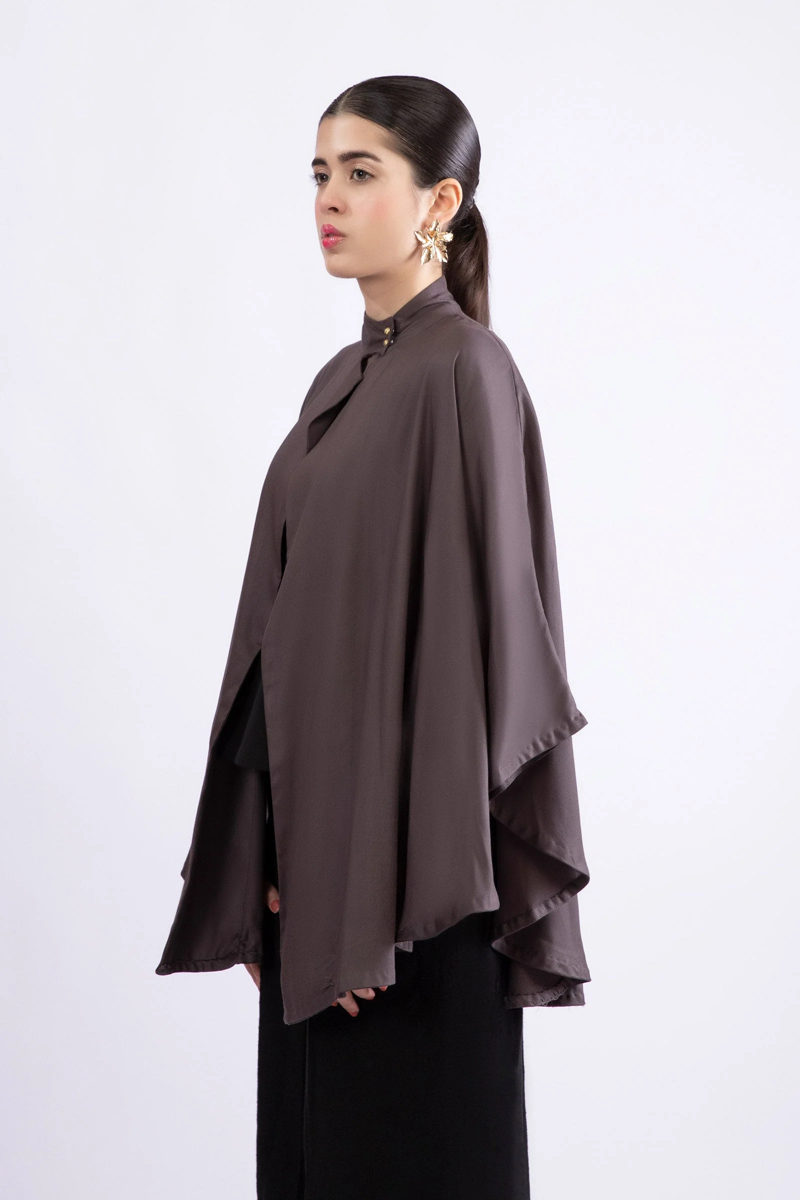 Cape shawl Grey - Image 3