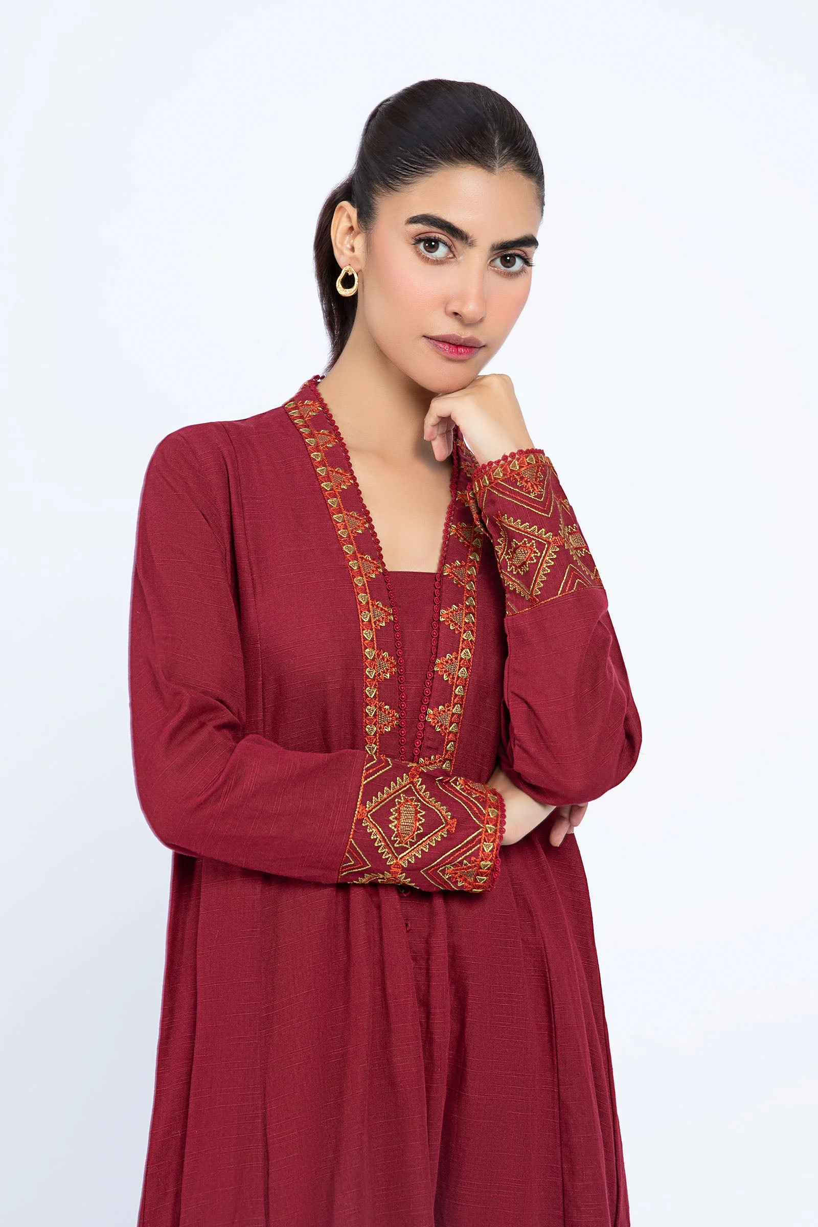 Shirt Maroon MB-W23-52 - Image 2