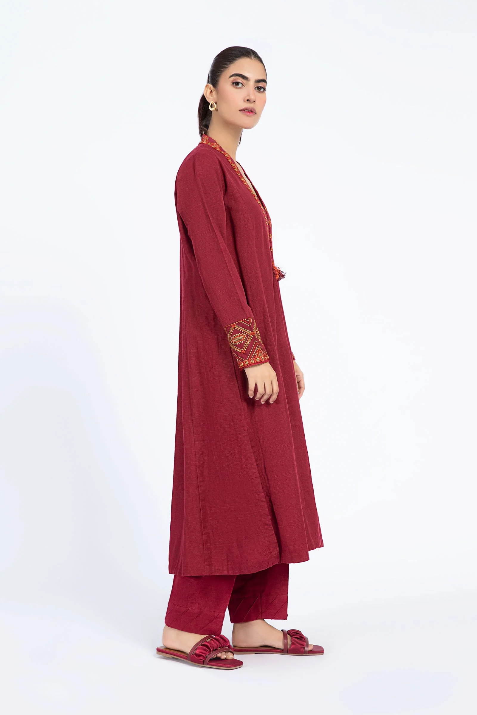 Shirt Maroon MB-W23-52 - Image 3