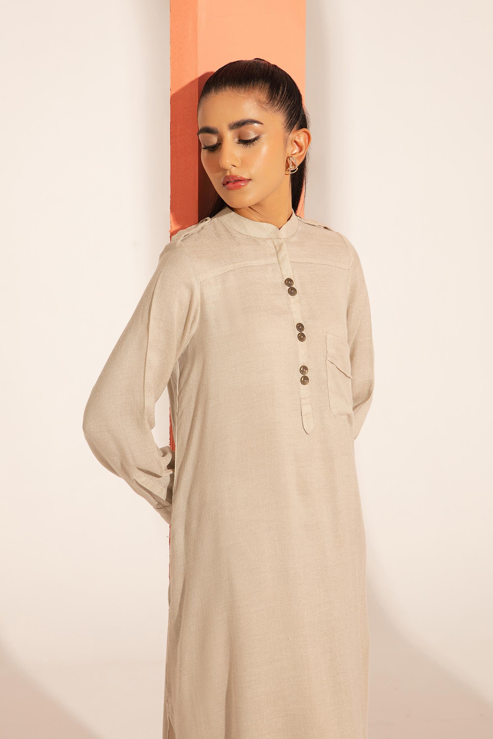Shirt Beige MB-W23-86 - Image 3