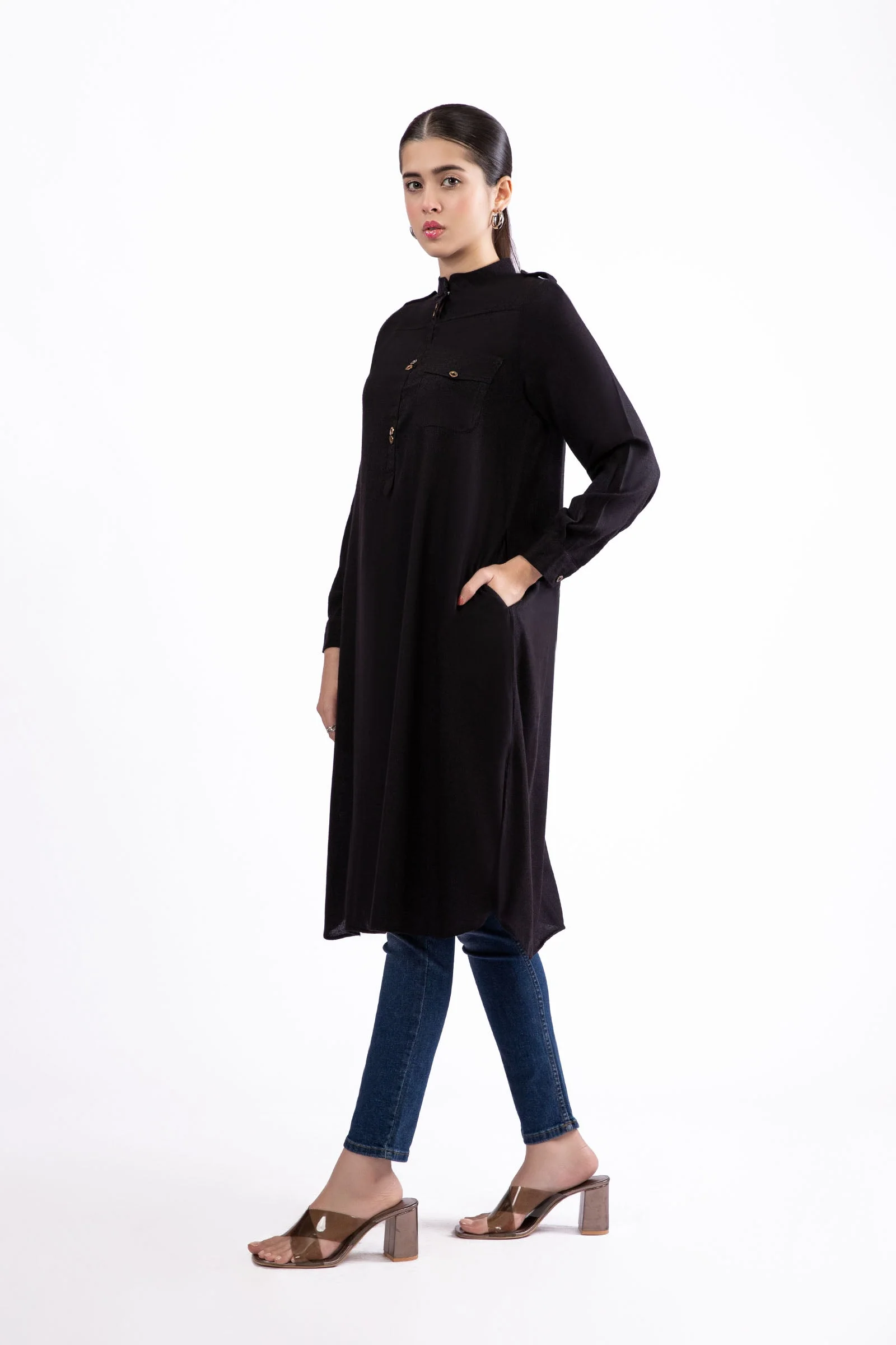 Shirt Black MB-W23-86 - Image 3