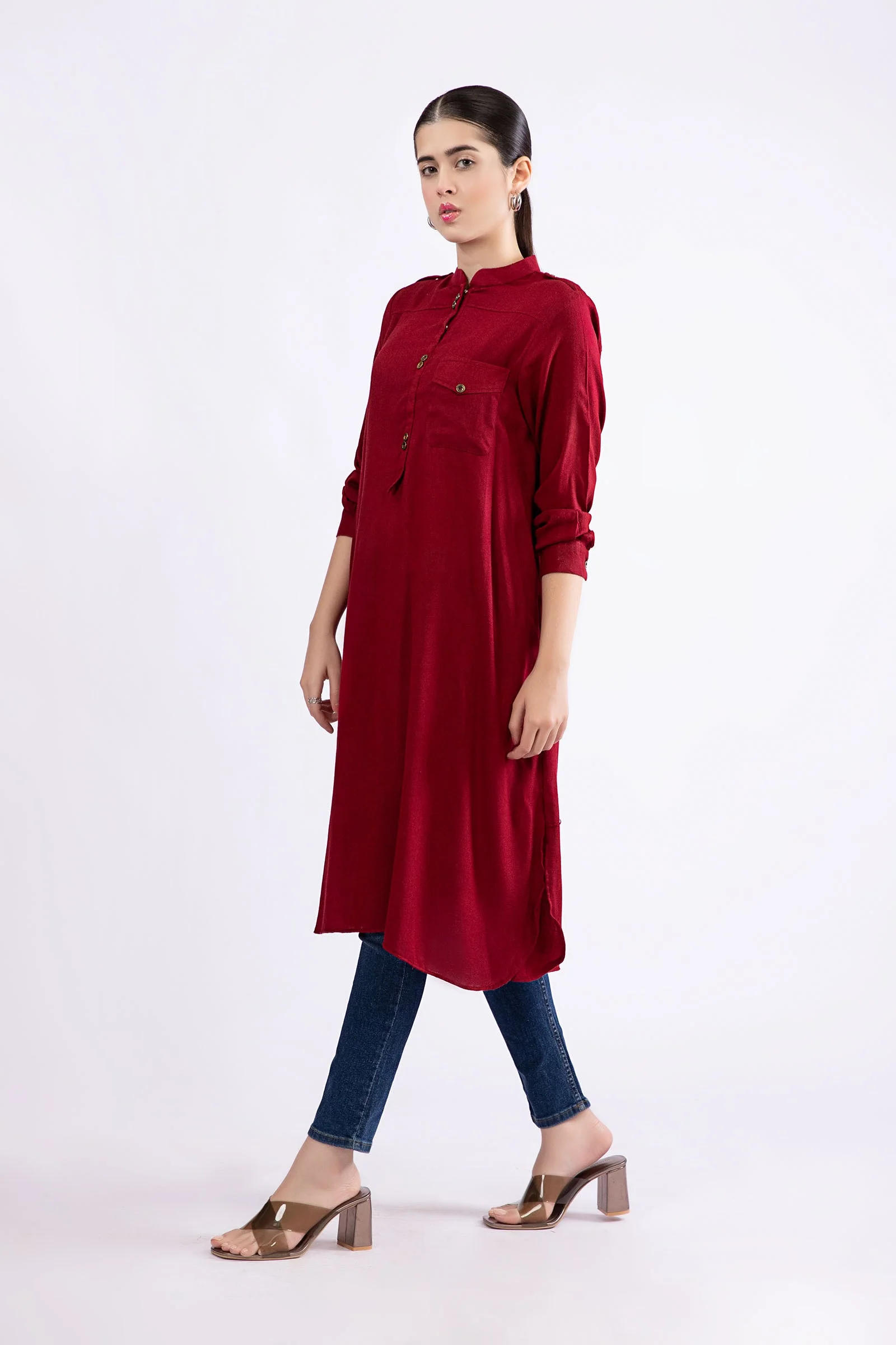 Shirt Red MB-W23-86 - Image 4