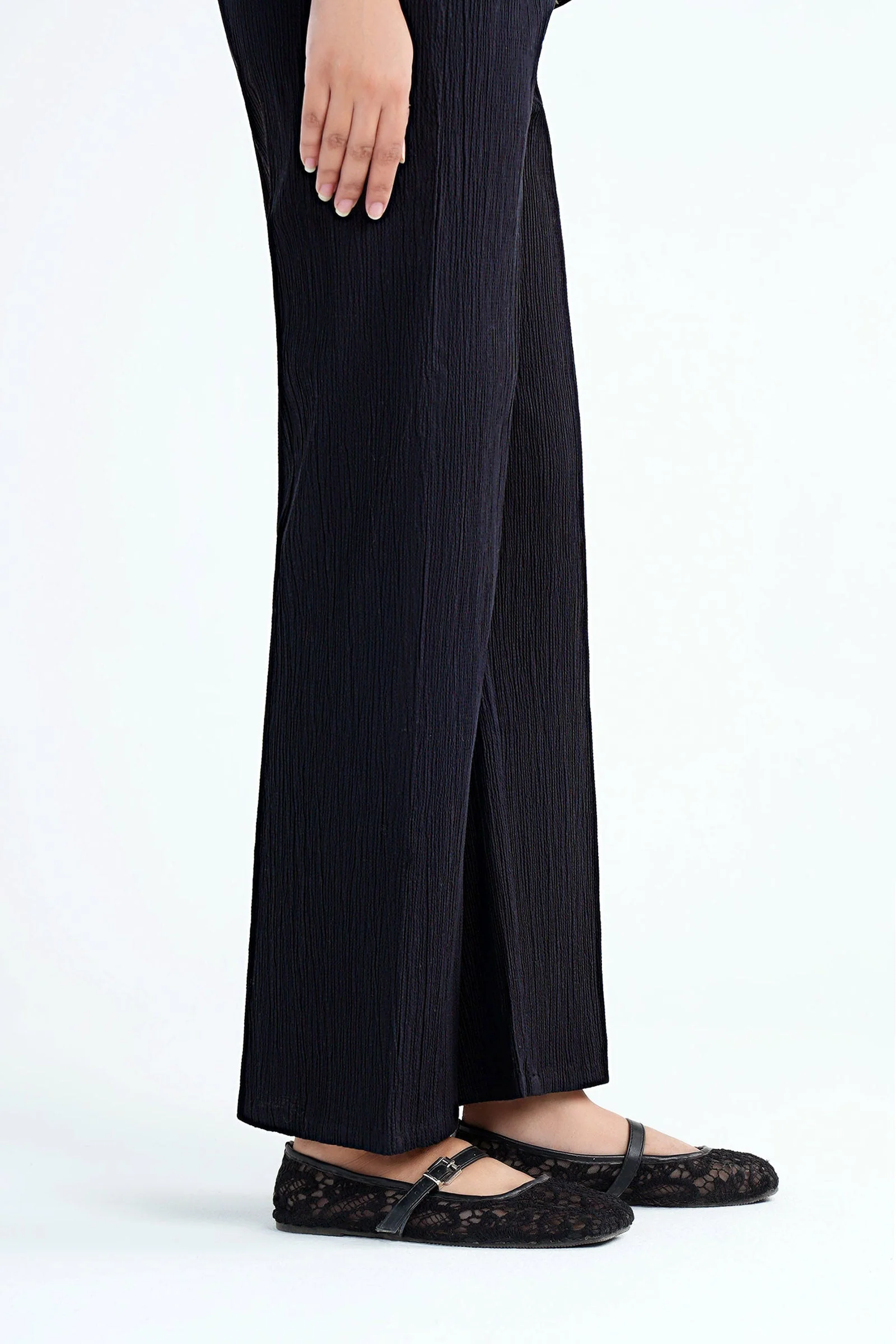 Dyed Seer Sucker Trouser - Image 2
