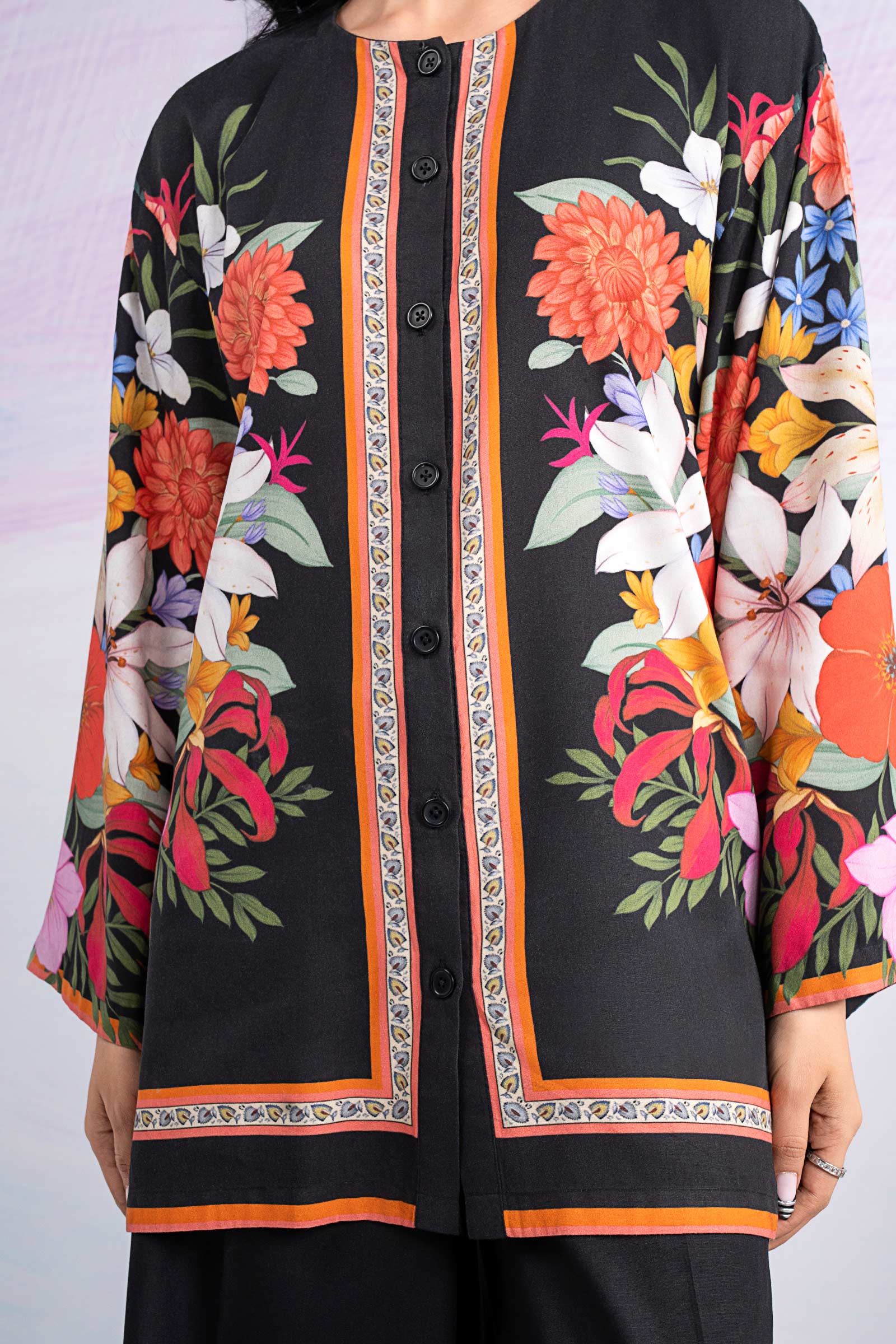 2 Pc Printed Twill Suit - Image 4