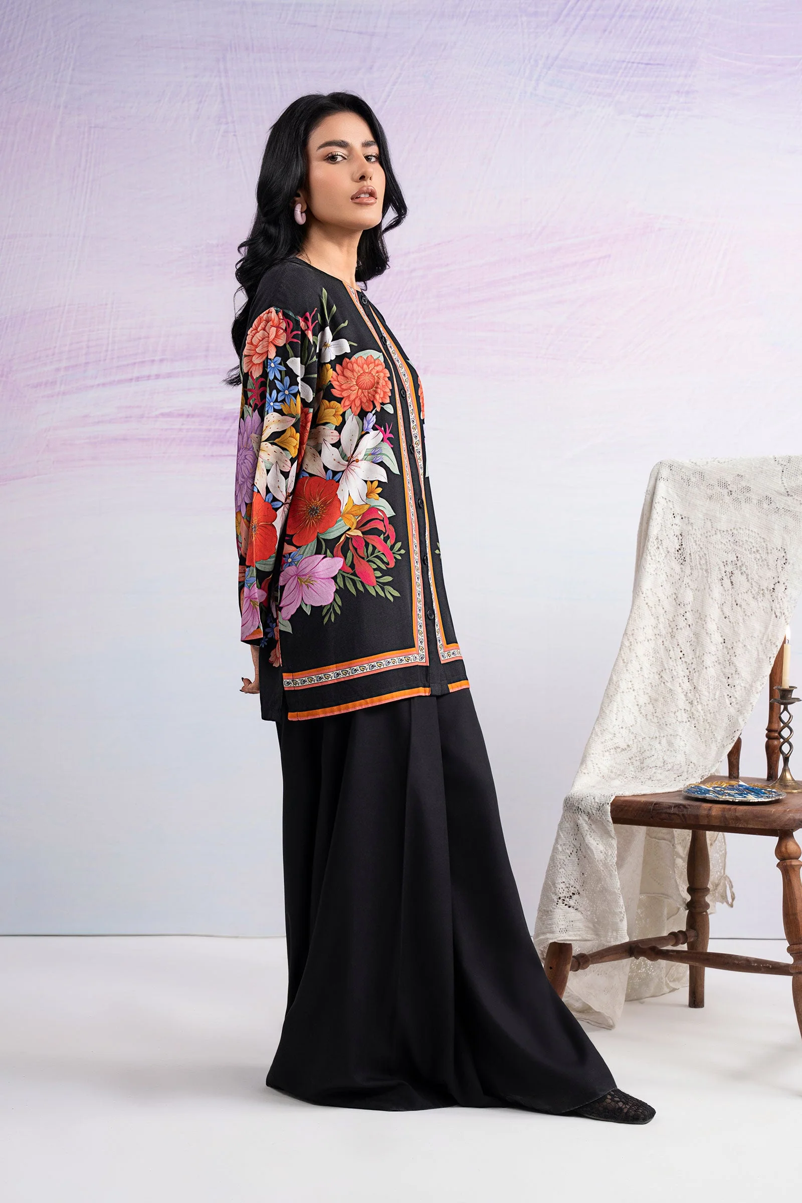 2 Pc Printed Twill Suit - Image 5
