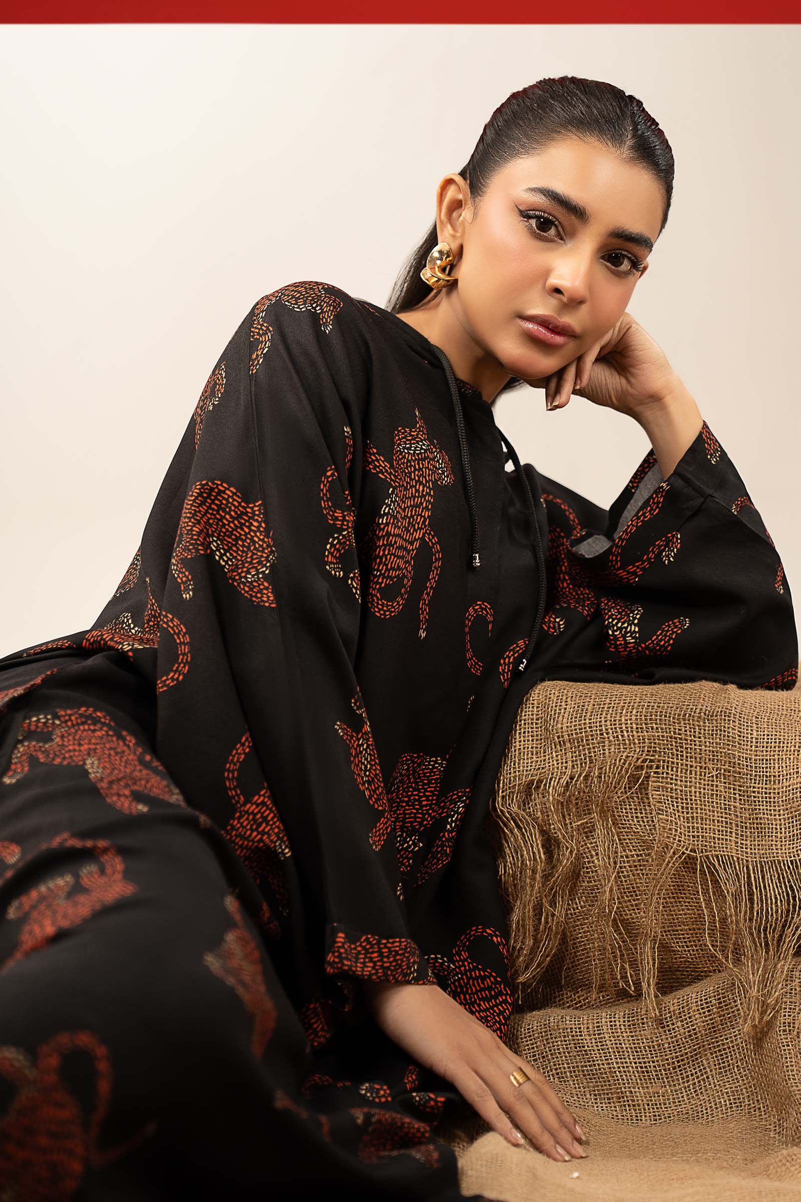 Printed Linen Tunic - Image 4