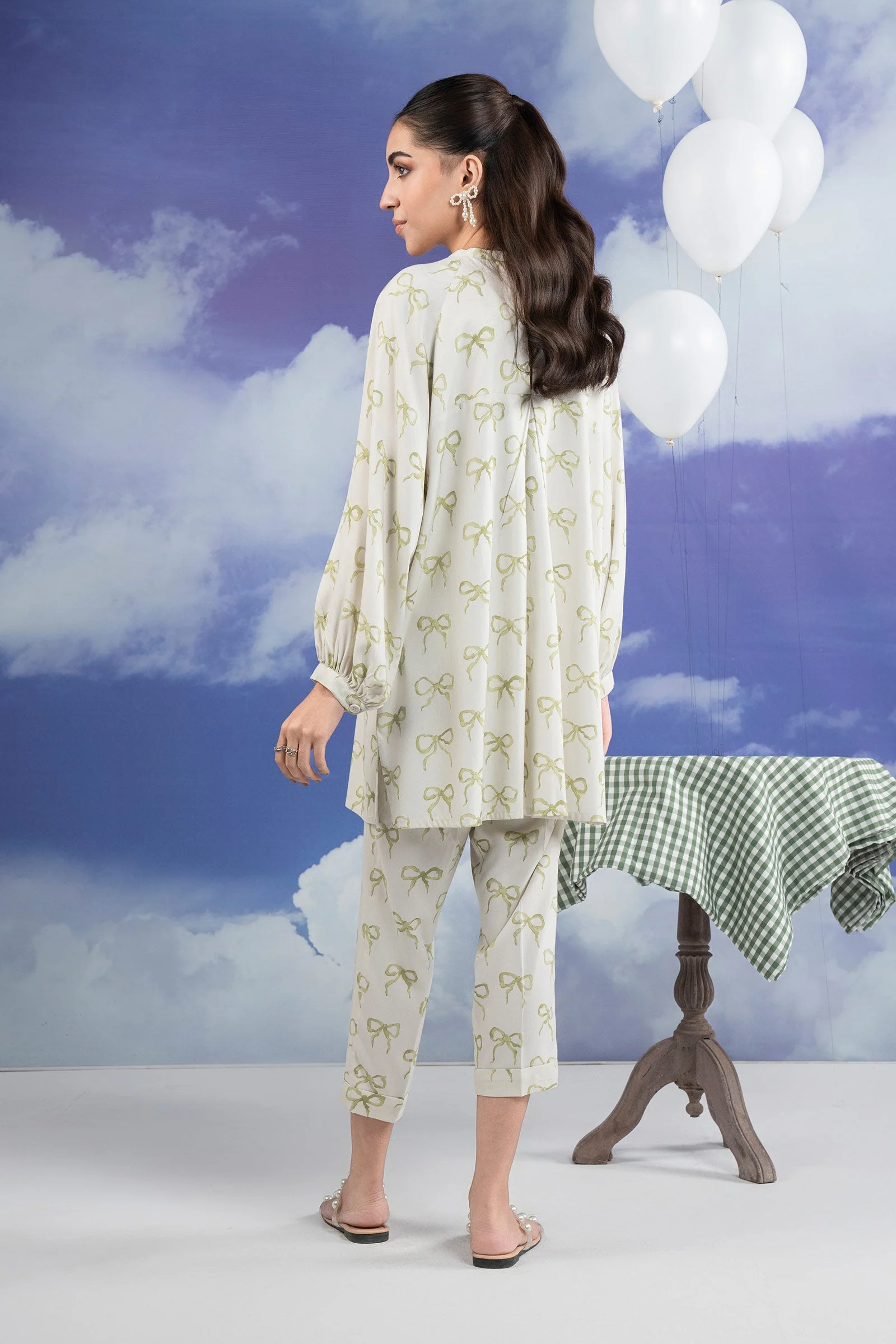 2 Pc Printed Twill Suit - Image 5