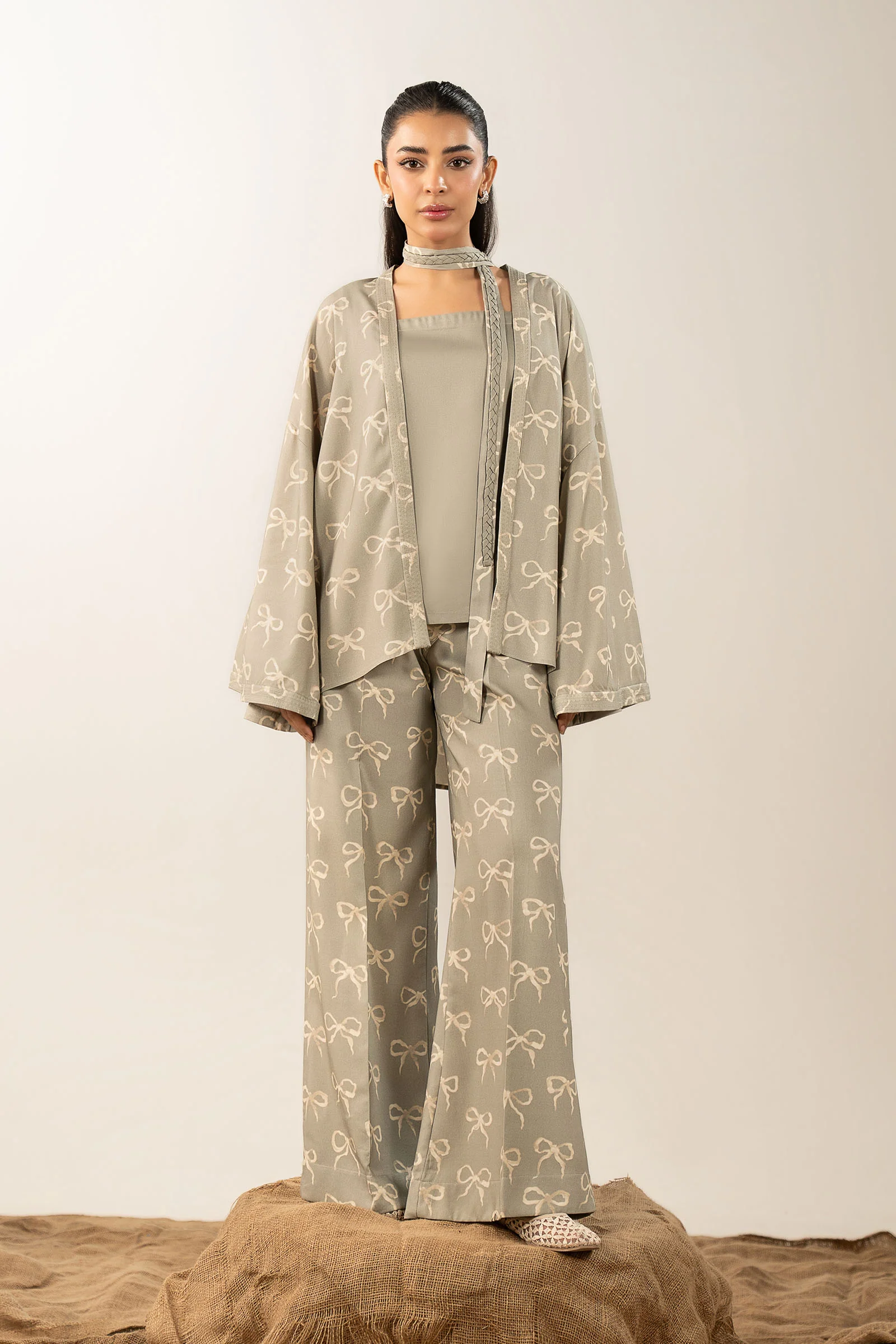 2 Pc Printed Twill Suit - Image 7