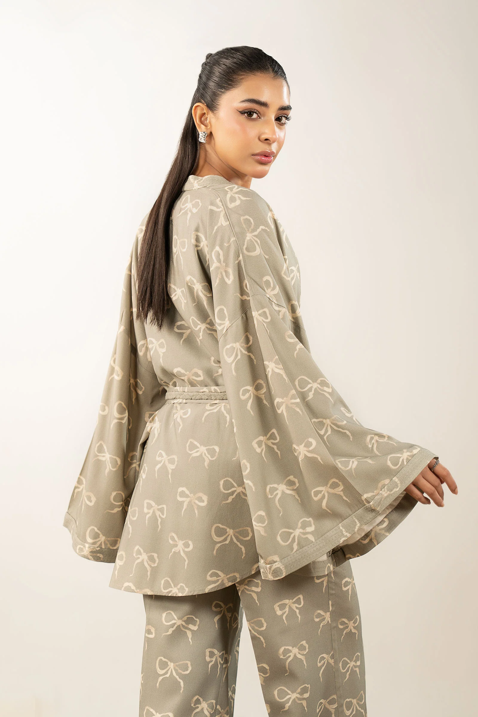 2 Pc Printed Twill Suit - Image 8