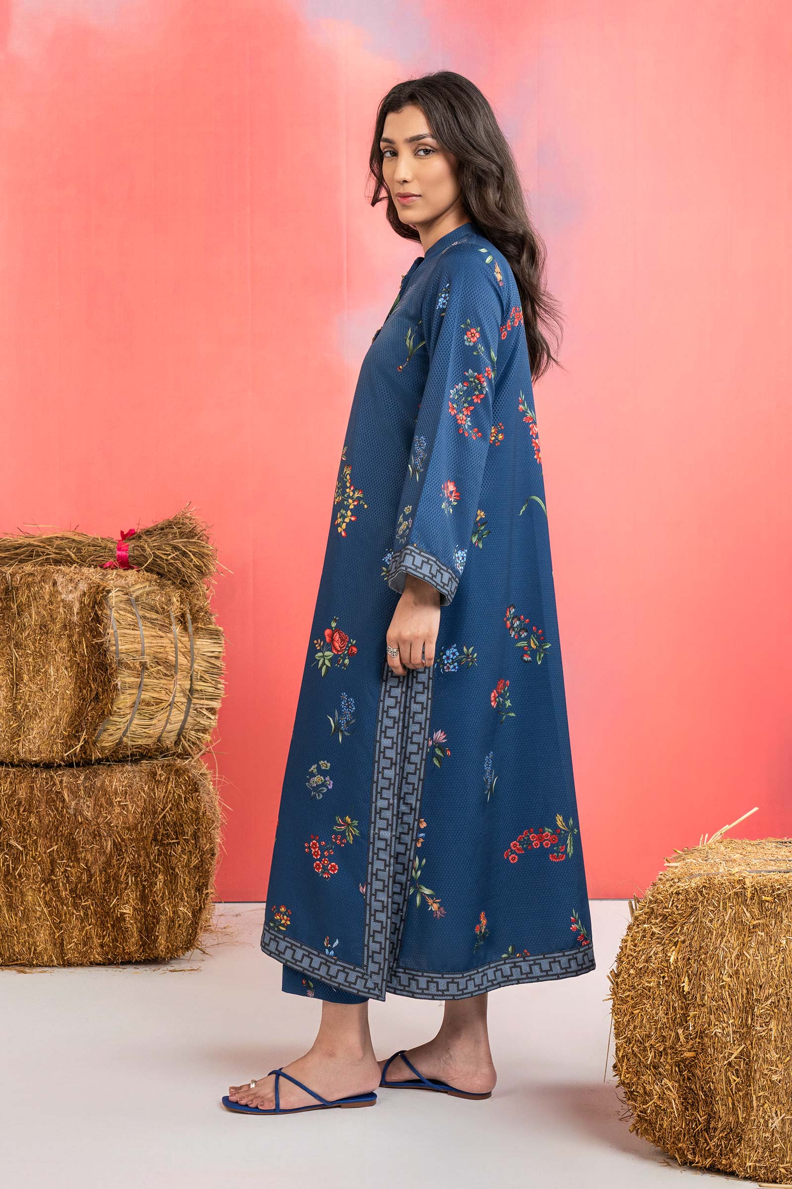 2 Pc Printed Dobby Viscose Suit - Image 5