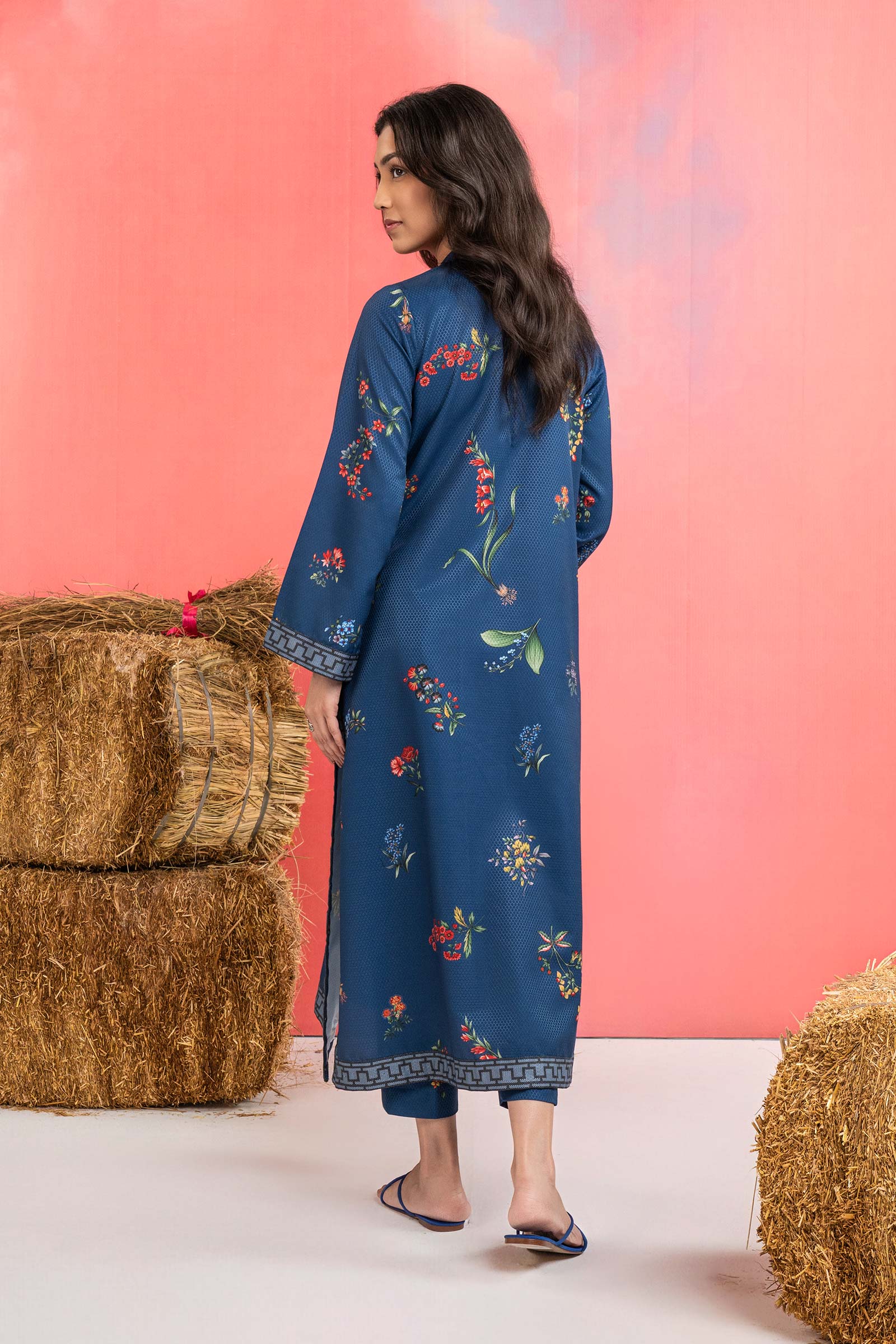 2 Pc Printed Dobby Viscose Suit - Image 6