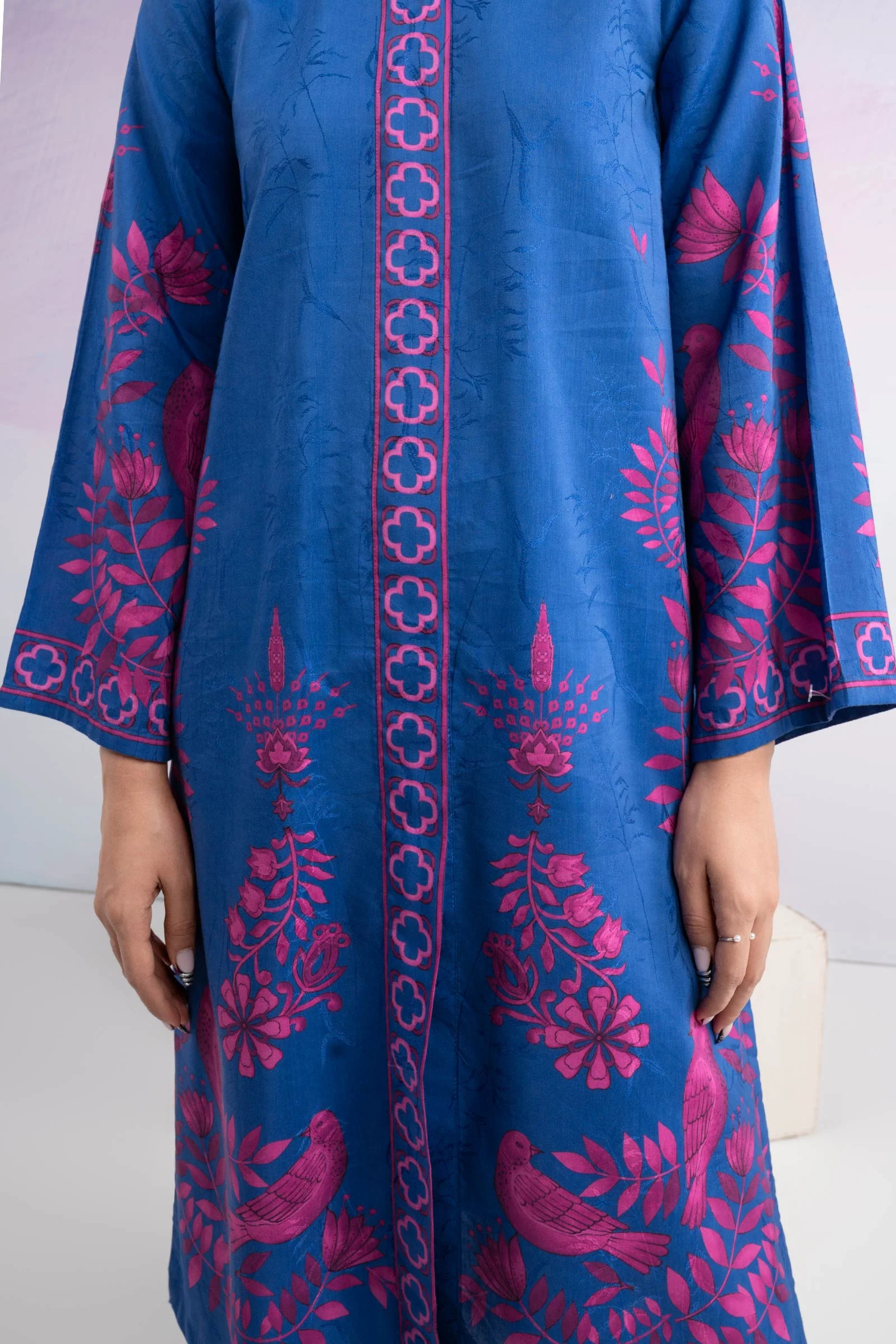 2 Pc Printed Filament Viscose Suit - Image 4