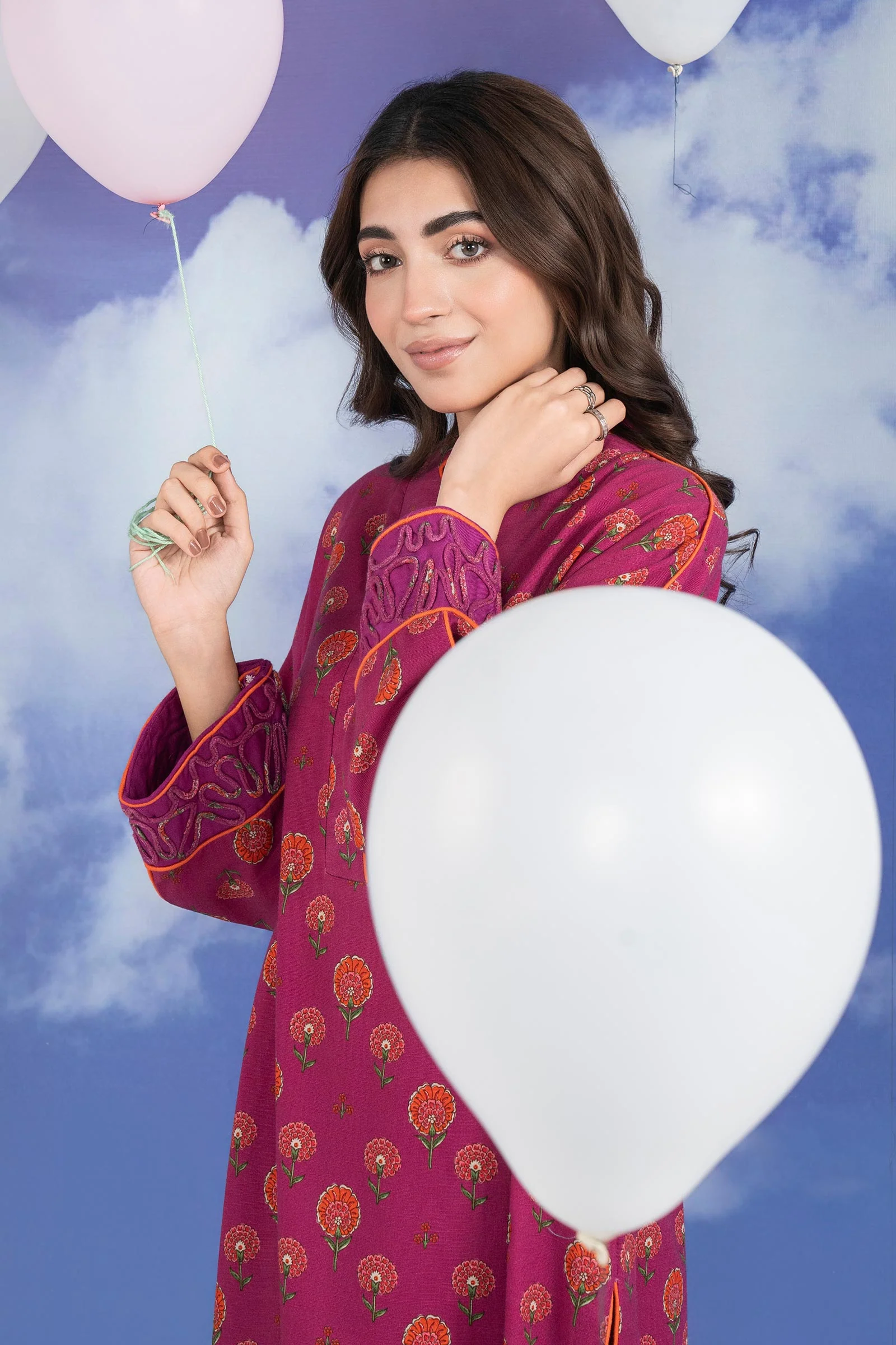 2 Pc Printed Dobby Viscose Suit - Image 4
