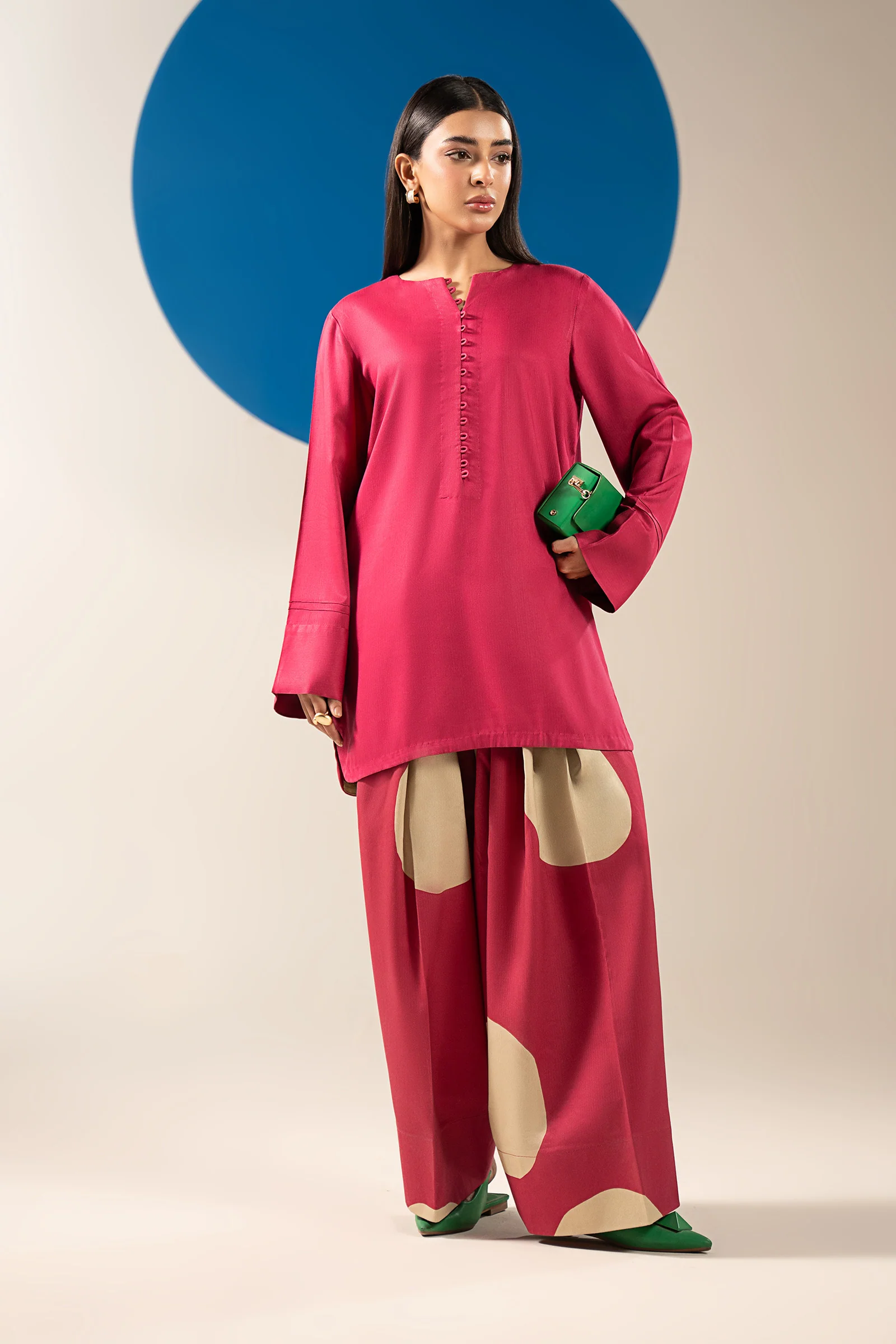 2 Pc Printed Herringbone Suit - Image 5