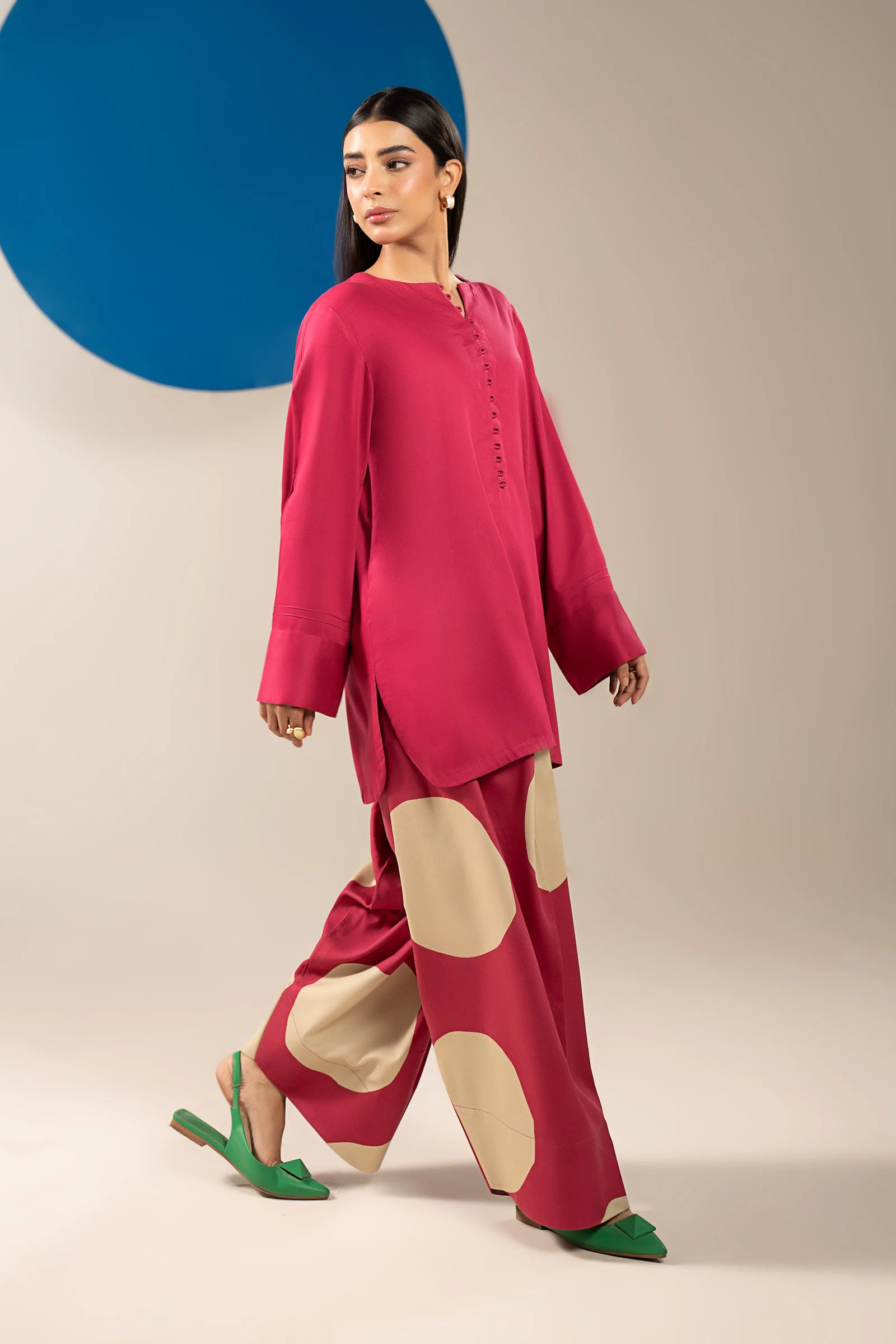 2 Pc Printed Herringbone Suit - Image 7