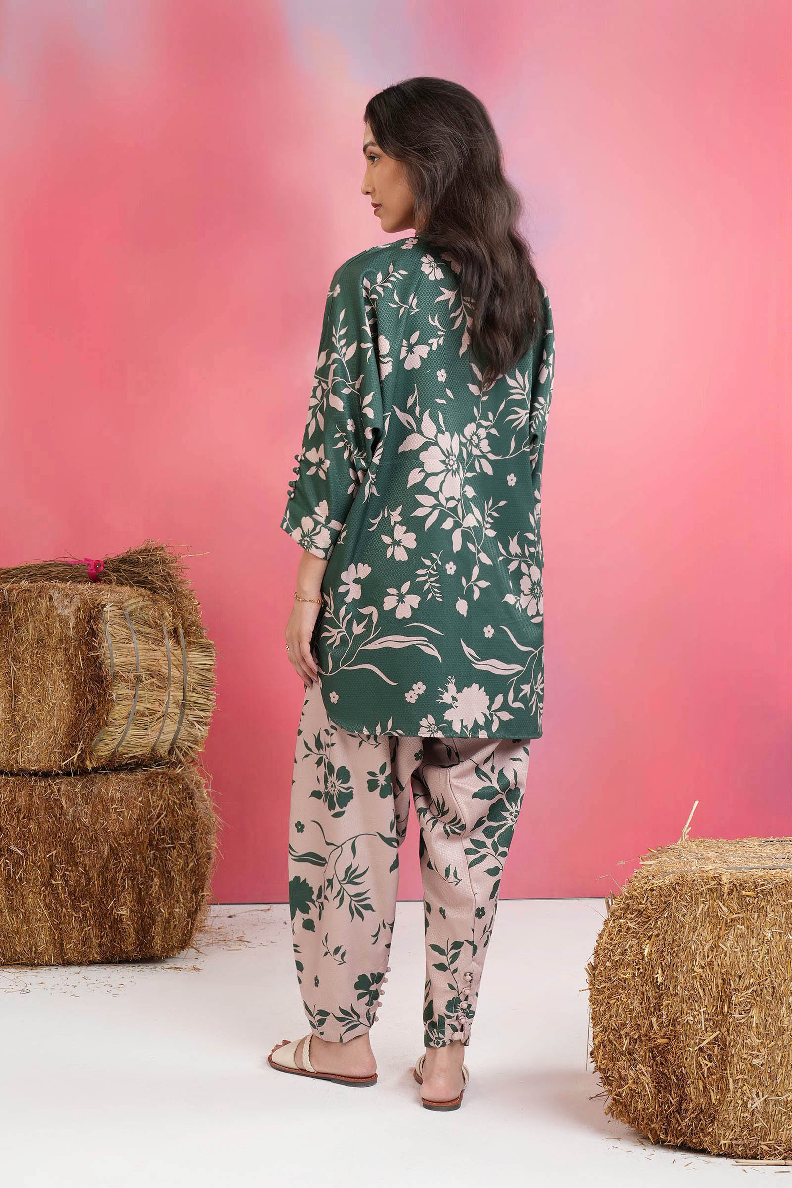 2 Pc Printed Dobby Viscose Suit - Image 5
