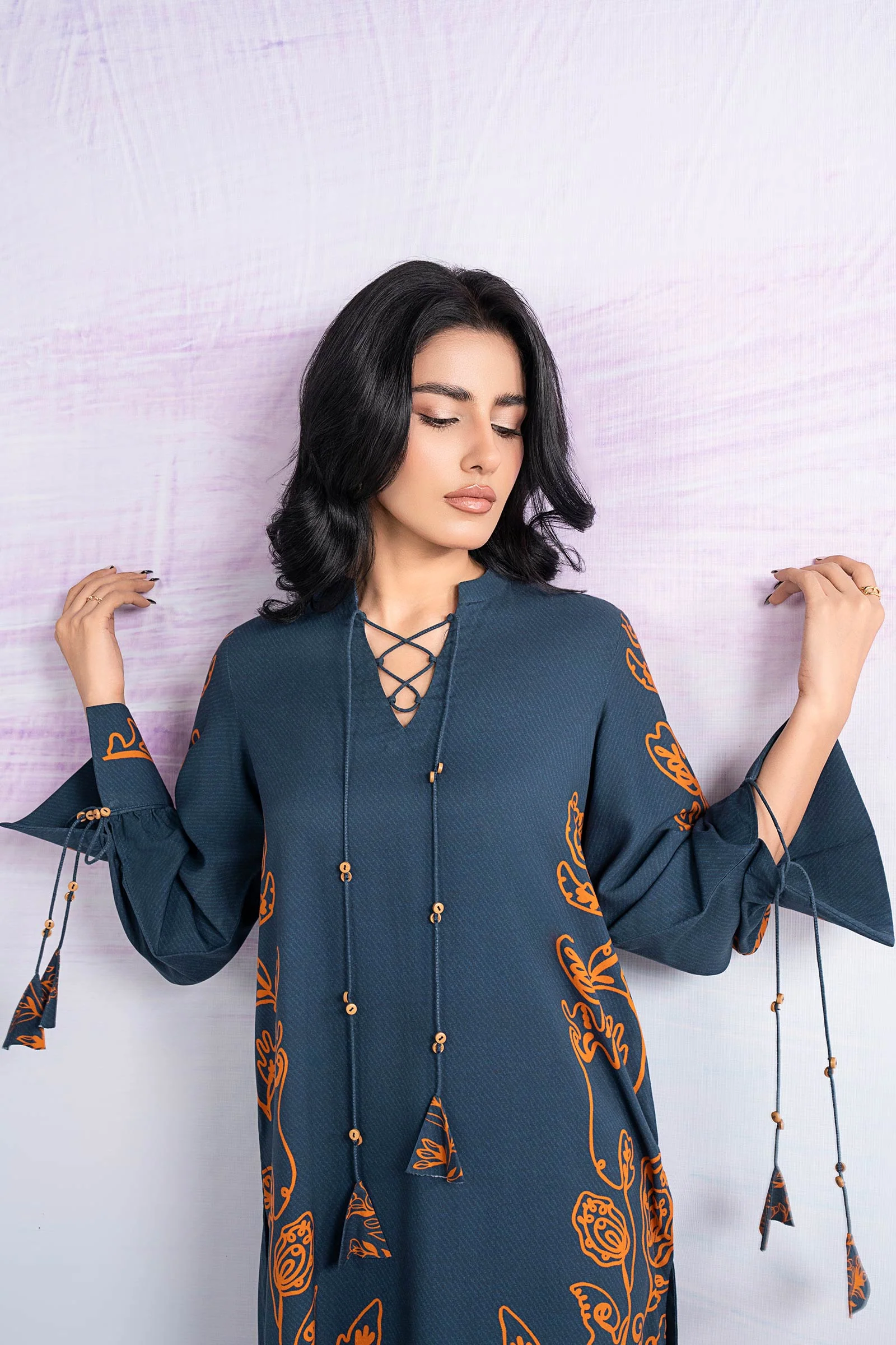 2 Pc Printed Twill Suit - Image 3