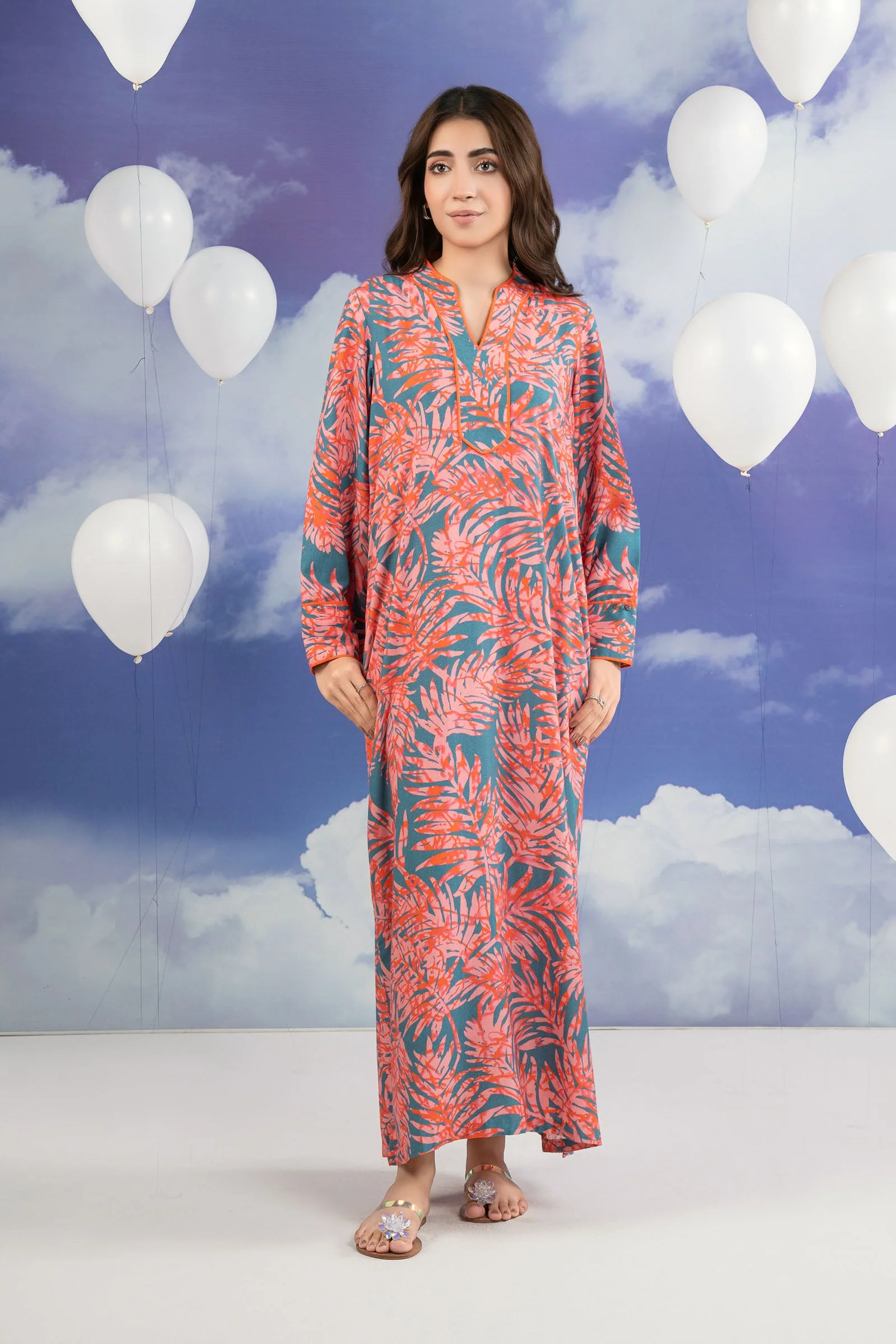 2 Pc Printed Karandi Suit - Image 5