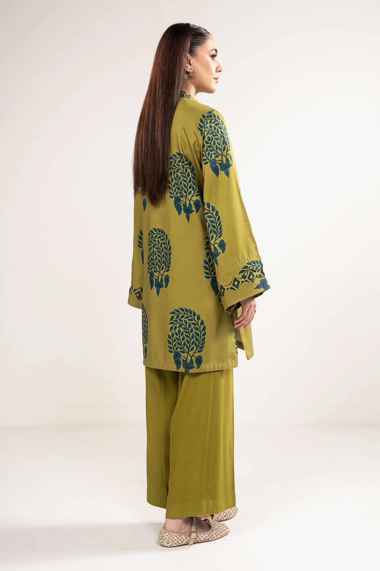 Printed A-Line Shirt - Image 5