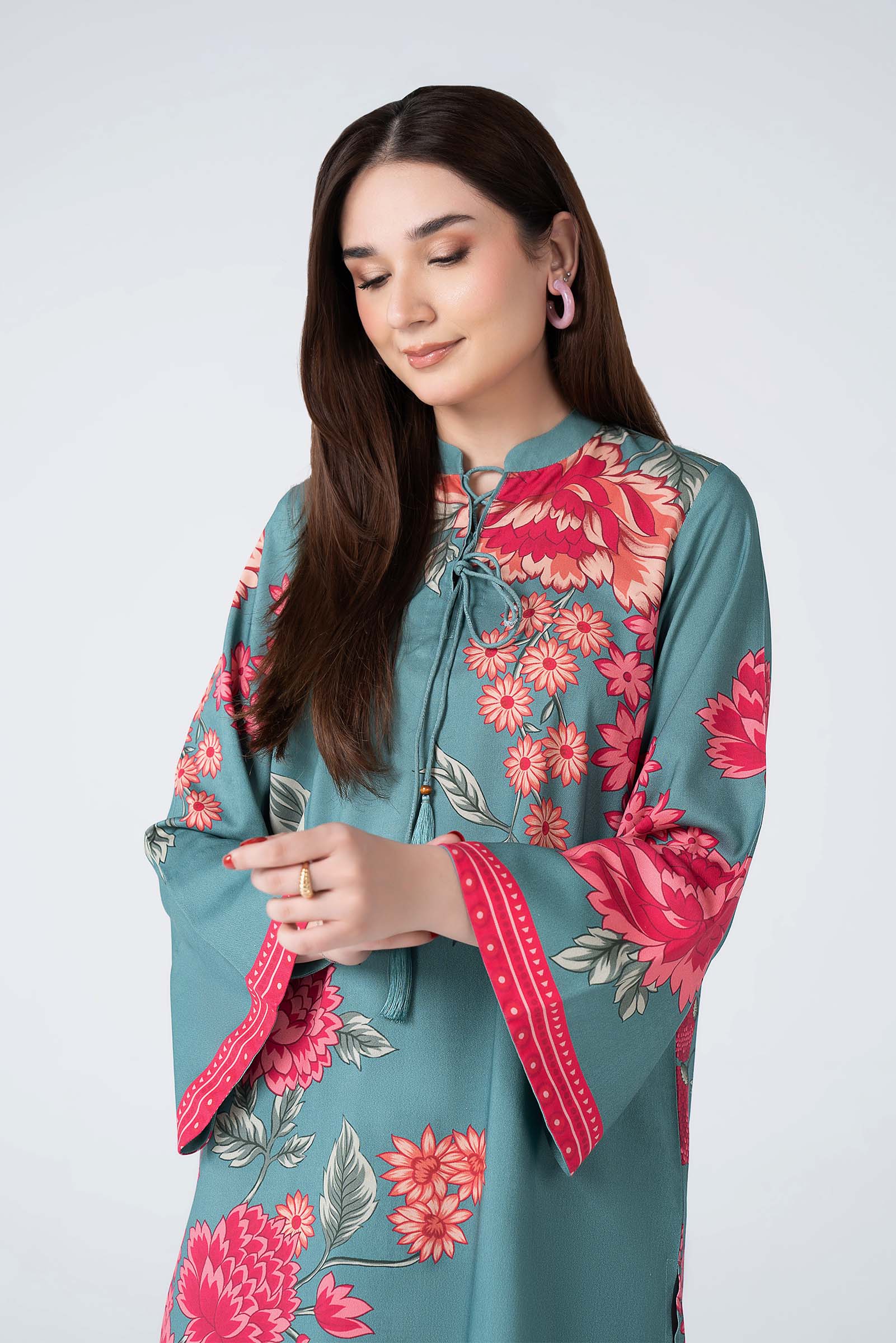 2 Pc Embroidered Twill Suit - Image 2