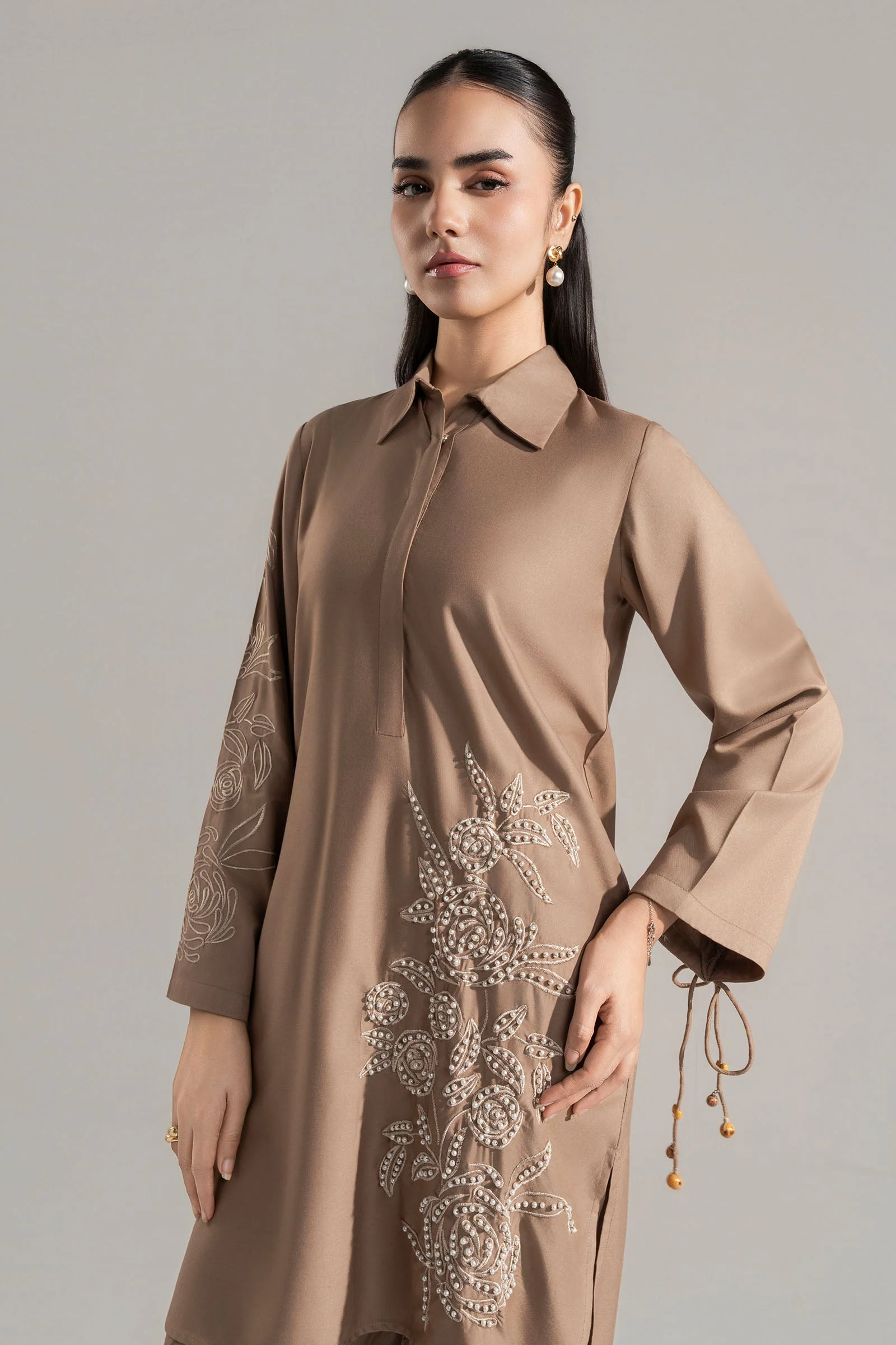 2 Pc Embroidered Twill Suit - Image 3