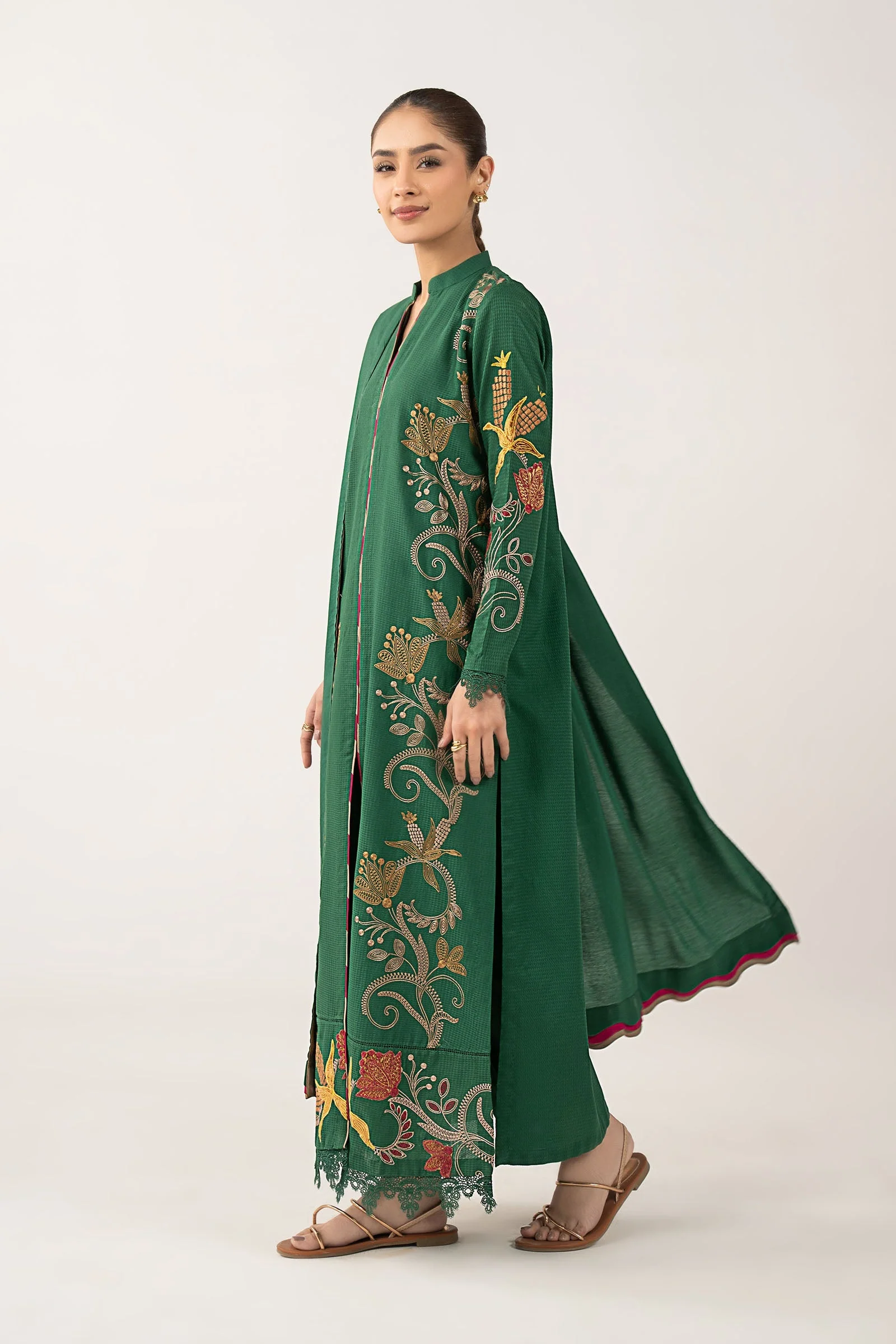 3 Pc Embroidered Dobby Suit - Image 6